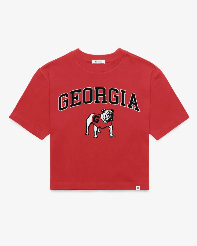 47-brand-reed-city-georgia-bulldogs-arch-t-shirt-rot-damen image 1