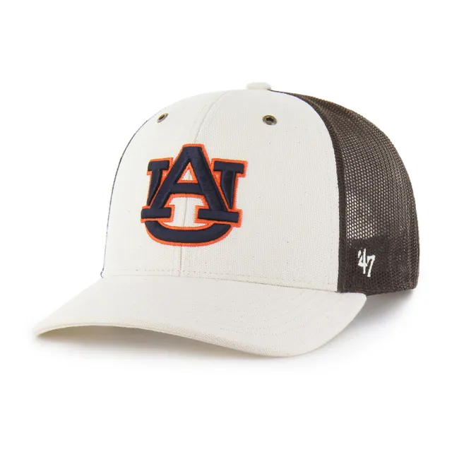 47-brand-auburn-tigers-carhartt-trucker-cap-natural image 1