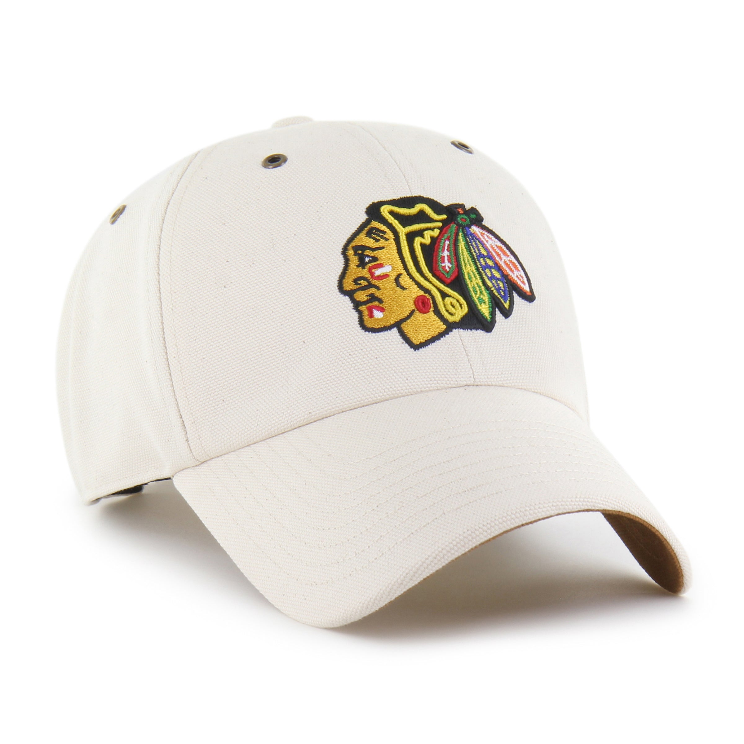 47-clean-up-carhartt-chicago-blackhawks-cap-natural image 4