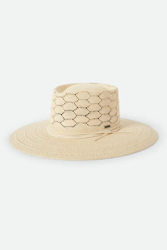 brixton-porto-straw-fedora-strohhut-natural image 1