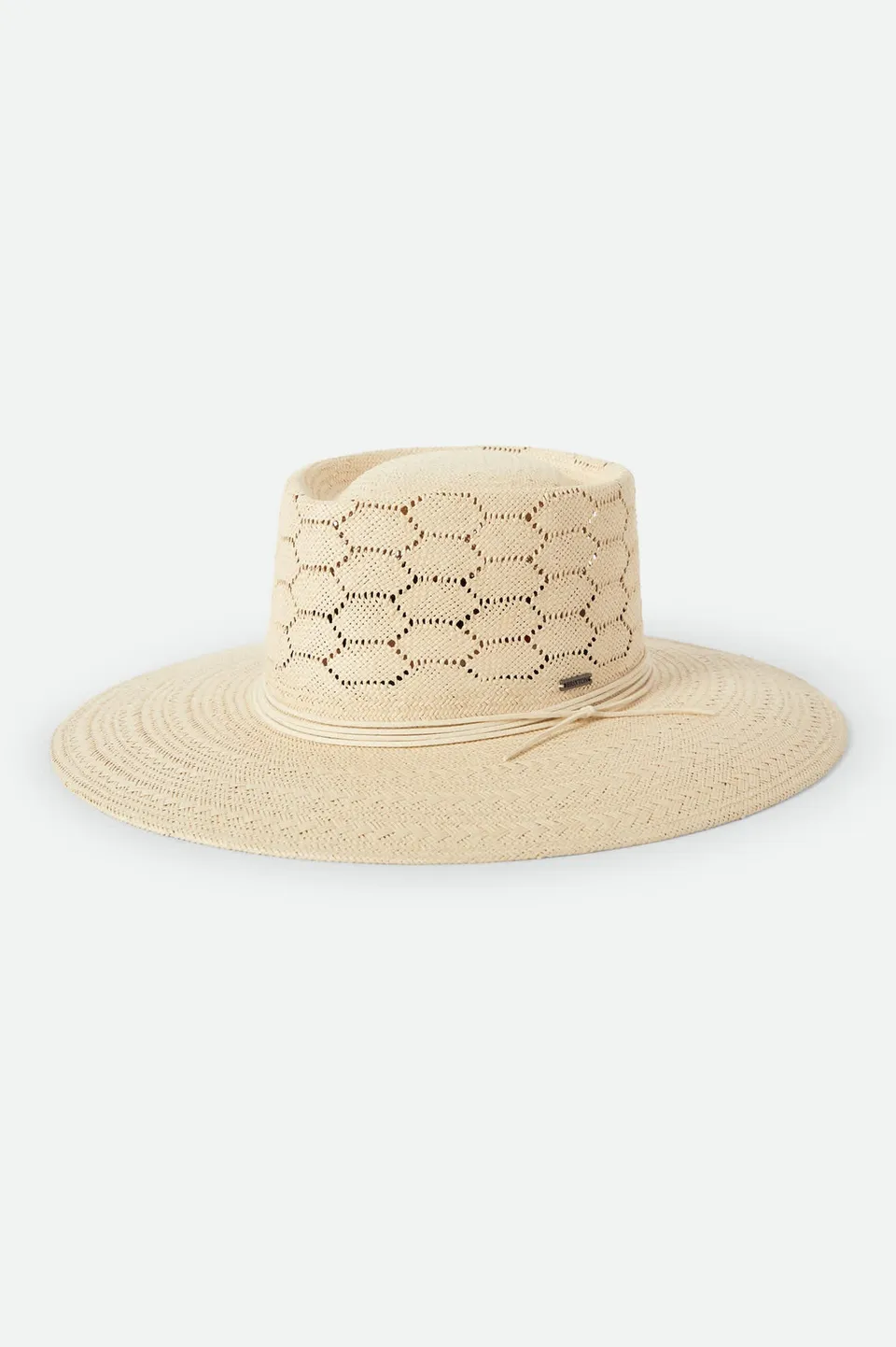 brixton-porto-straw-fedora-strohhut-natural image 1