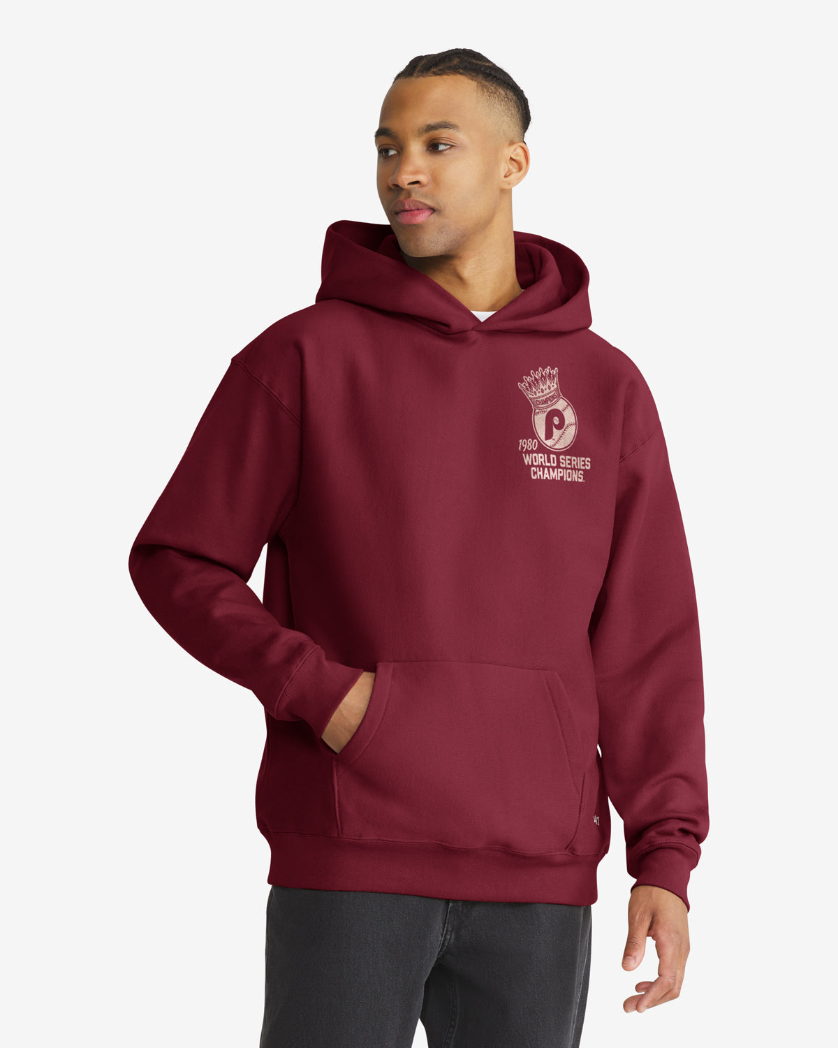 47-foundation-philadelphia-phillies-hood-cardinal-kapuzenpullover image 2