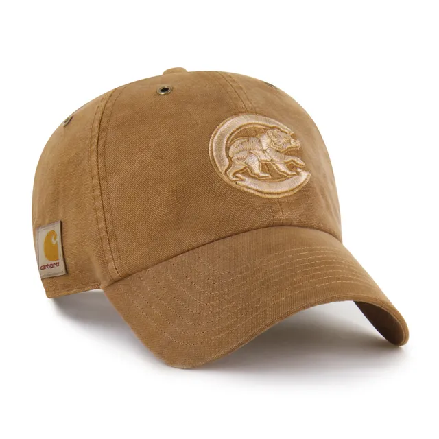 47-brand-chicago-cubs-carhartt-dyed-clean-up-cap-carhartt-brown image 1