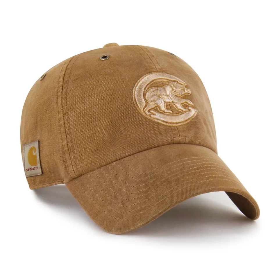 47-brand-chicago-cubs-carhartt-dyed-clean-up-cap-carhartt-brown image 1