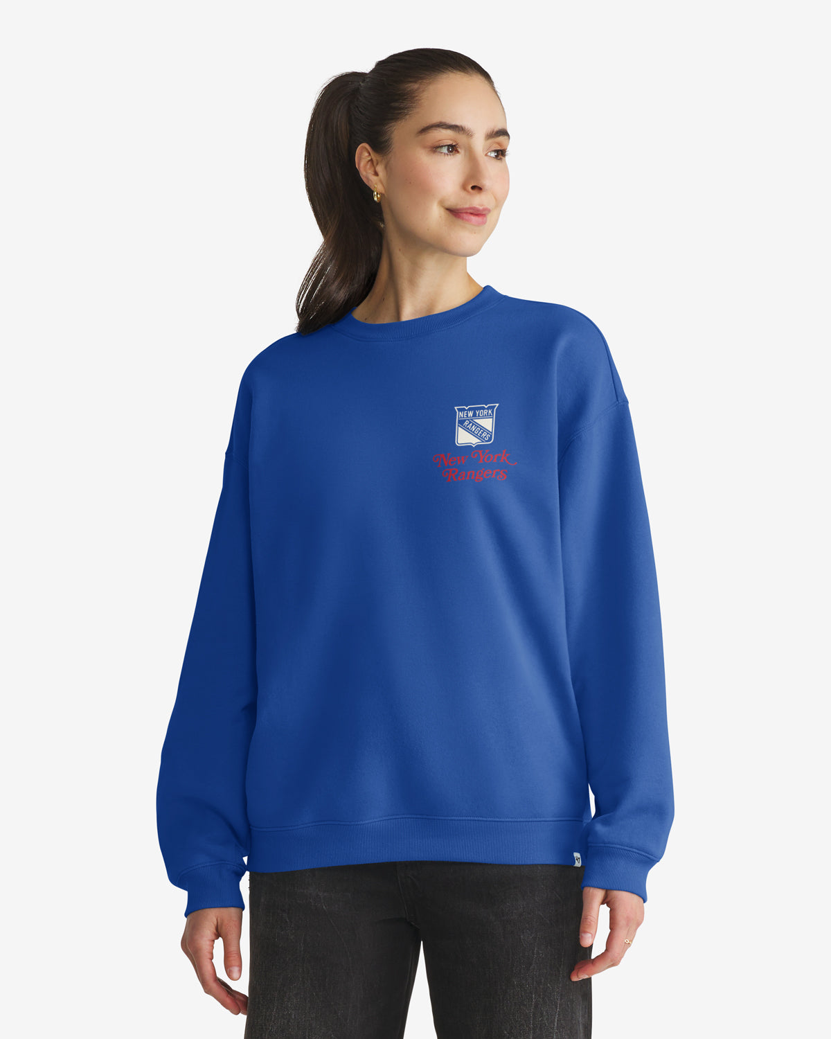 47-headline-crew-rangers-oversized-sweatshirt-royal-damen image 2