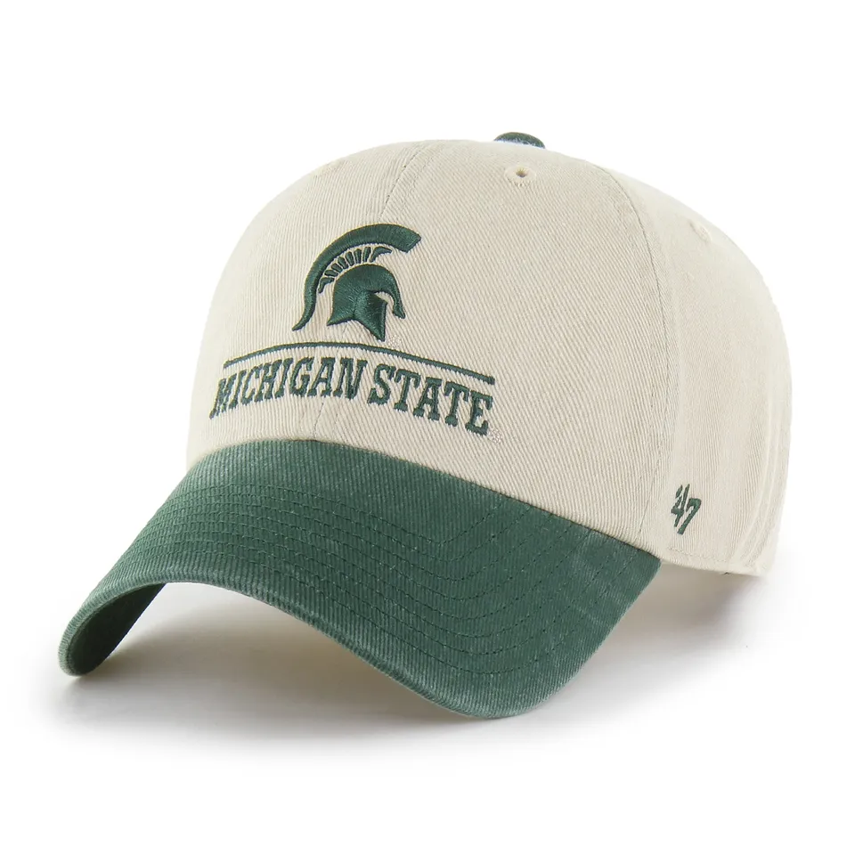 47-brand-michigan-state-two-tone-clean-up-cap-mojave image 1