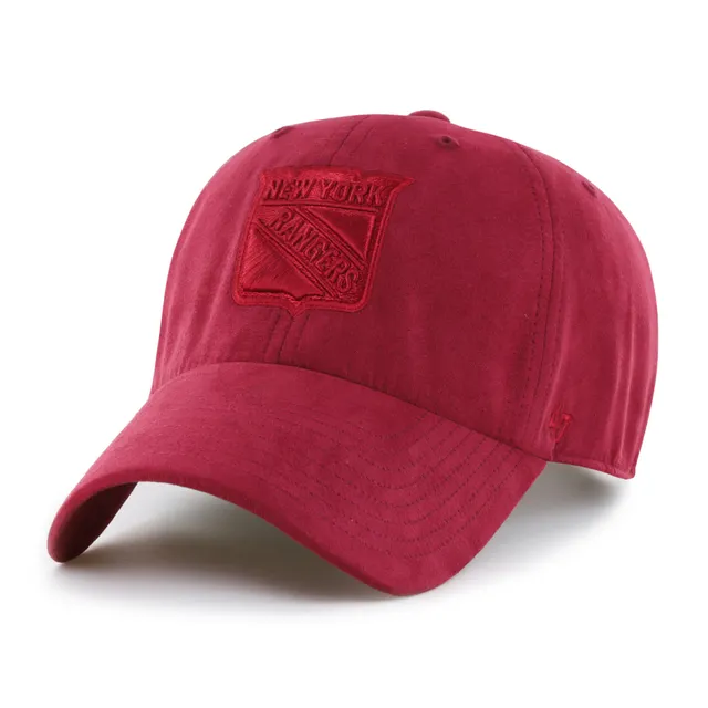 47-clean-up-new-york-rangers-cap-razor-red-suede-osf image 1