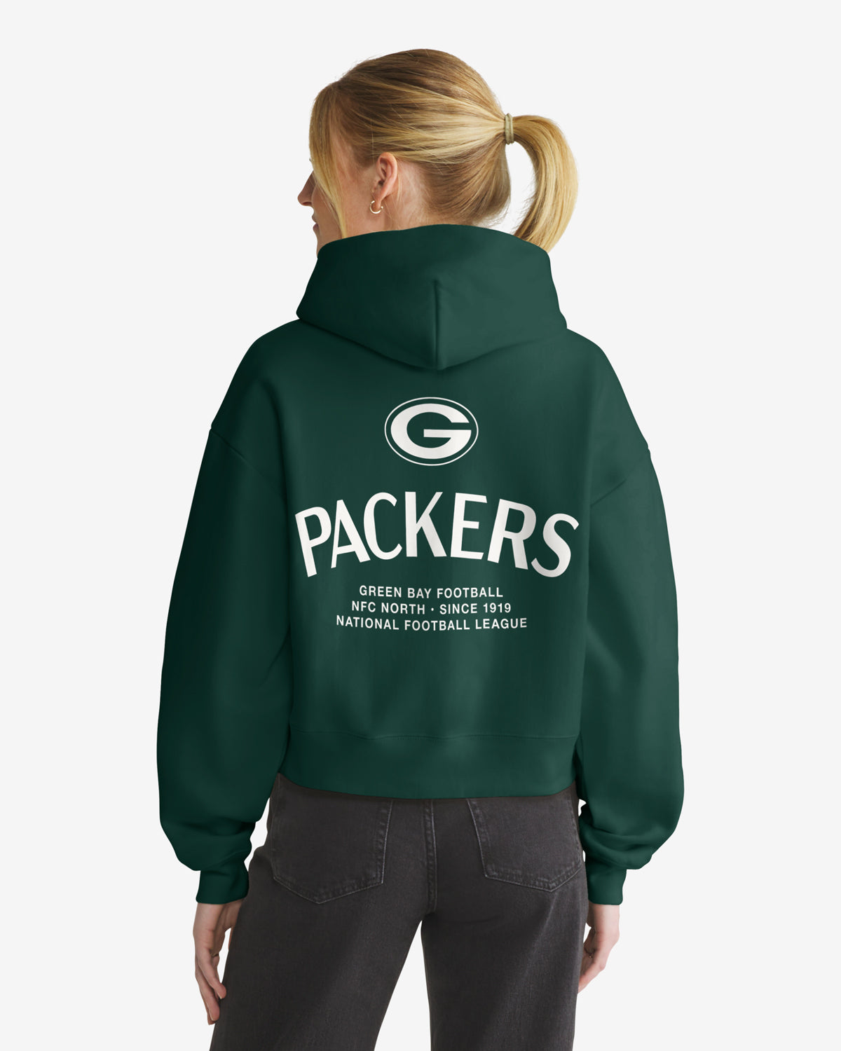 47-hadrian-green-bay-packers-hoodie-damen-dark-green image 2