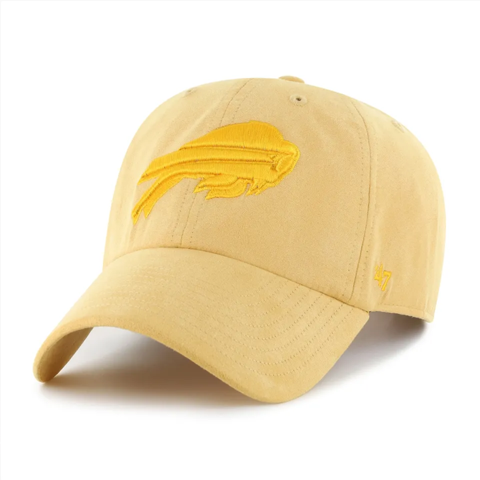 47-brand-clean-up-buffalo-bills-ballpark-suede-cap-gold image 1