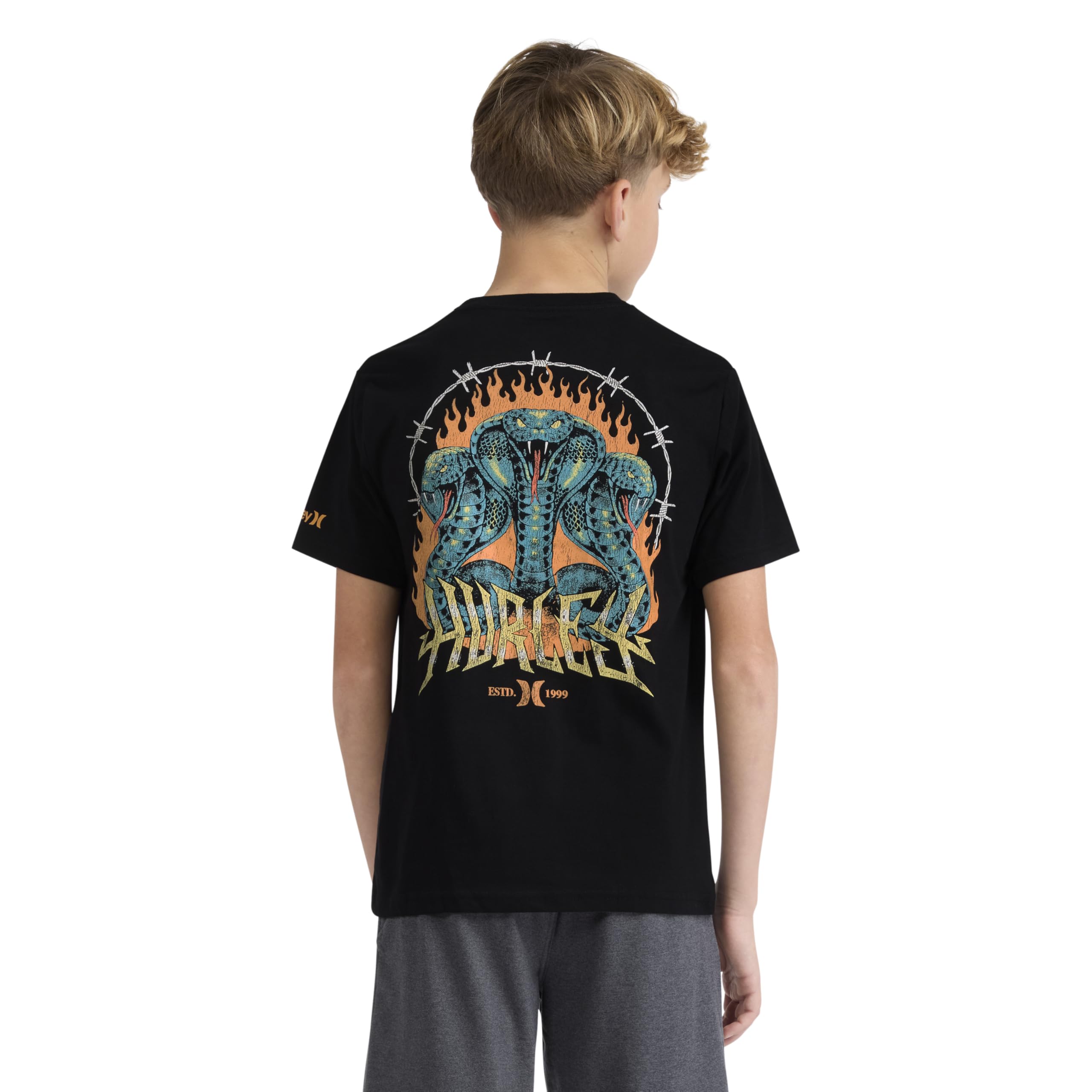 hurley-89052-grafik-t-shirt-f-r-jungen-8-10-jahre-kurzarm image 5
