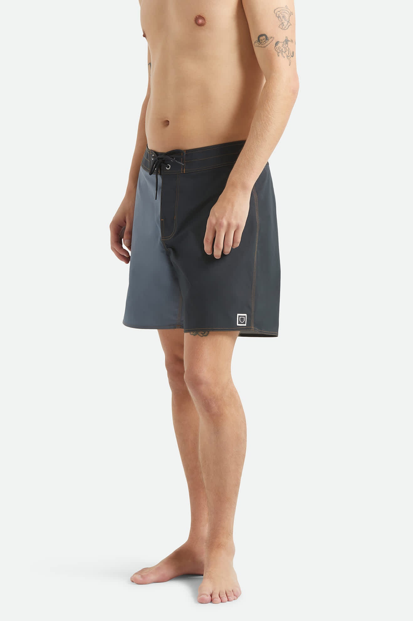brixton-classic-trunk-17-boardshorts-schwarz-schnelltrocknend image 3