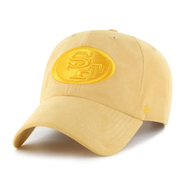 47-brand-clean-up-san-francisco-49ers-cap-gold-suede image 1