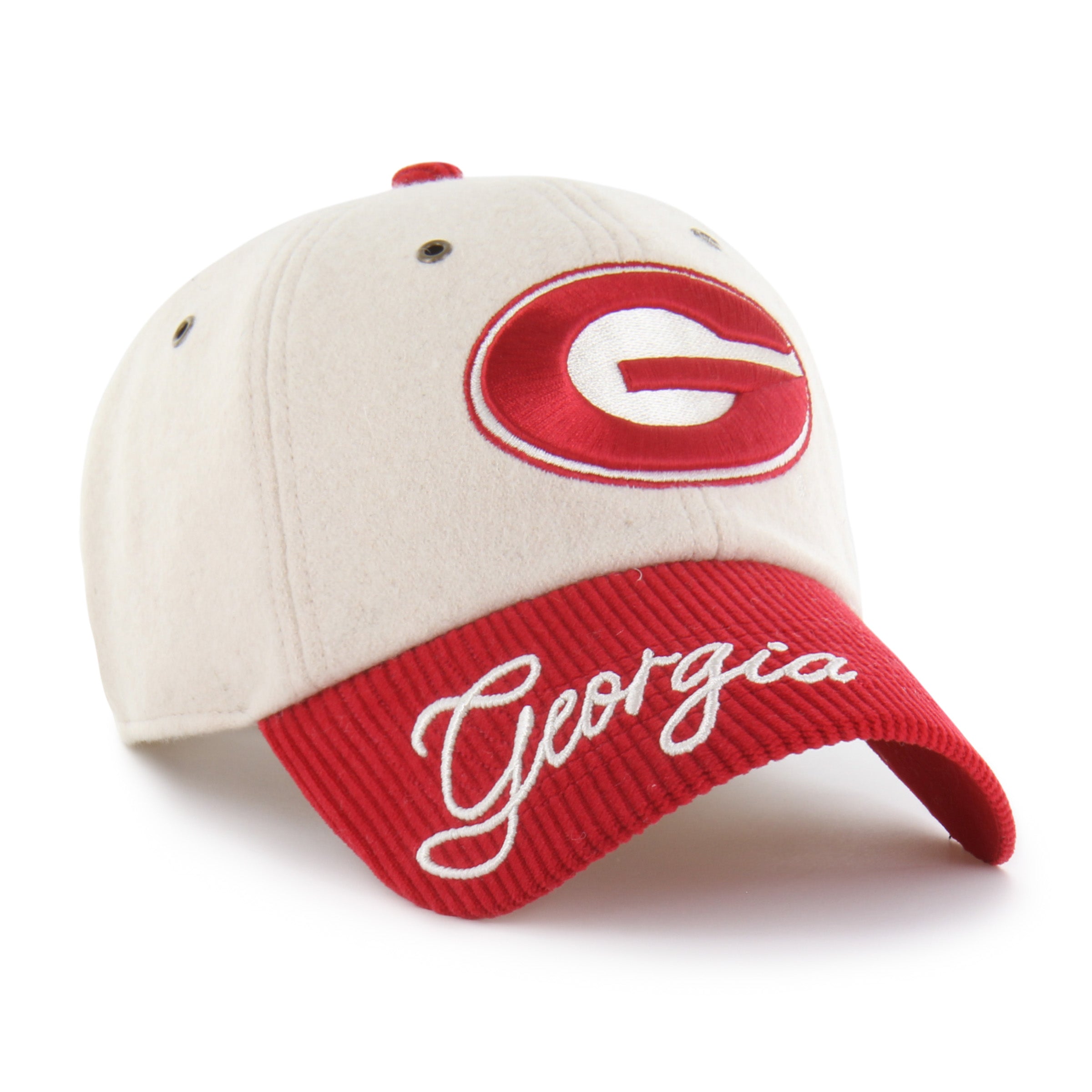 47-brand-47-clean-up-georgia-bulldogs-cap-natural-damen-wolle image 1