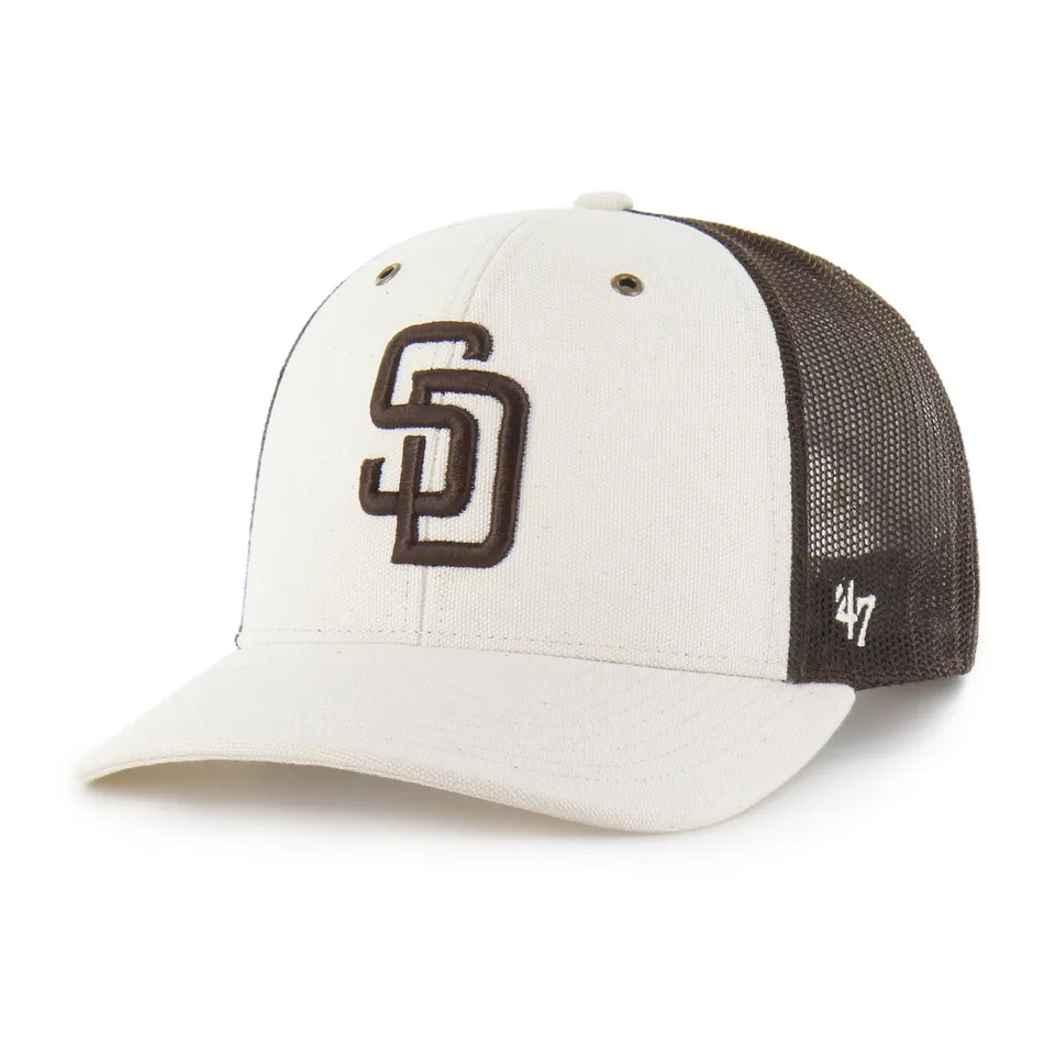 47-trucker-san-diego-padres-carhartt-cap-natural image 1