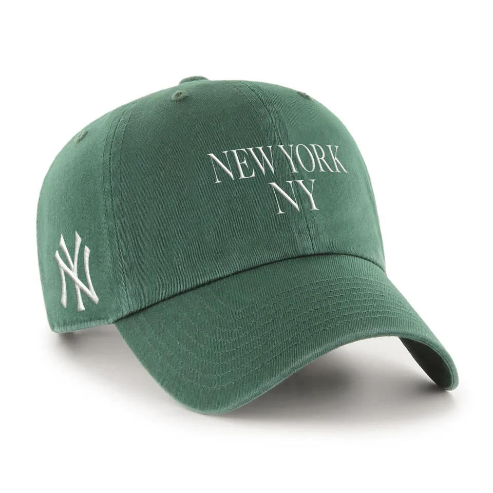 47-clean-up-new-york-yankees-cap-dark-green-twill-osf image 1
