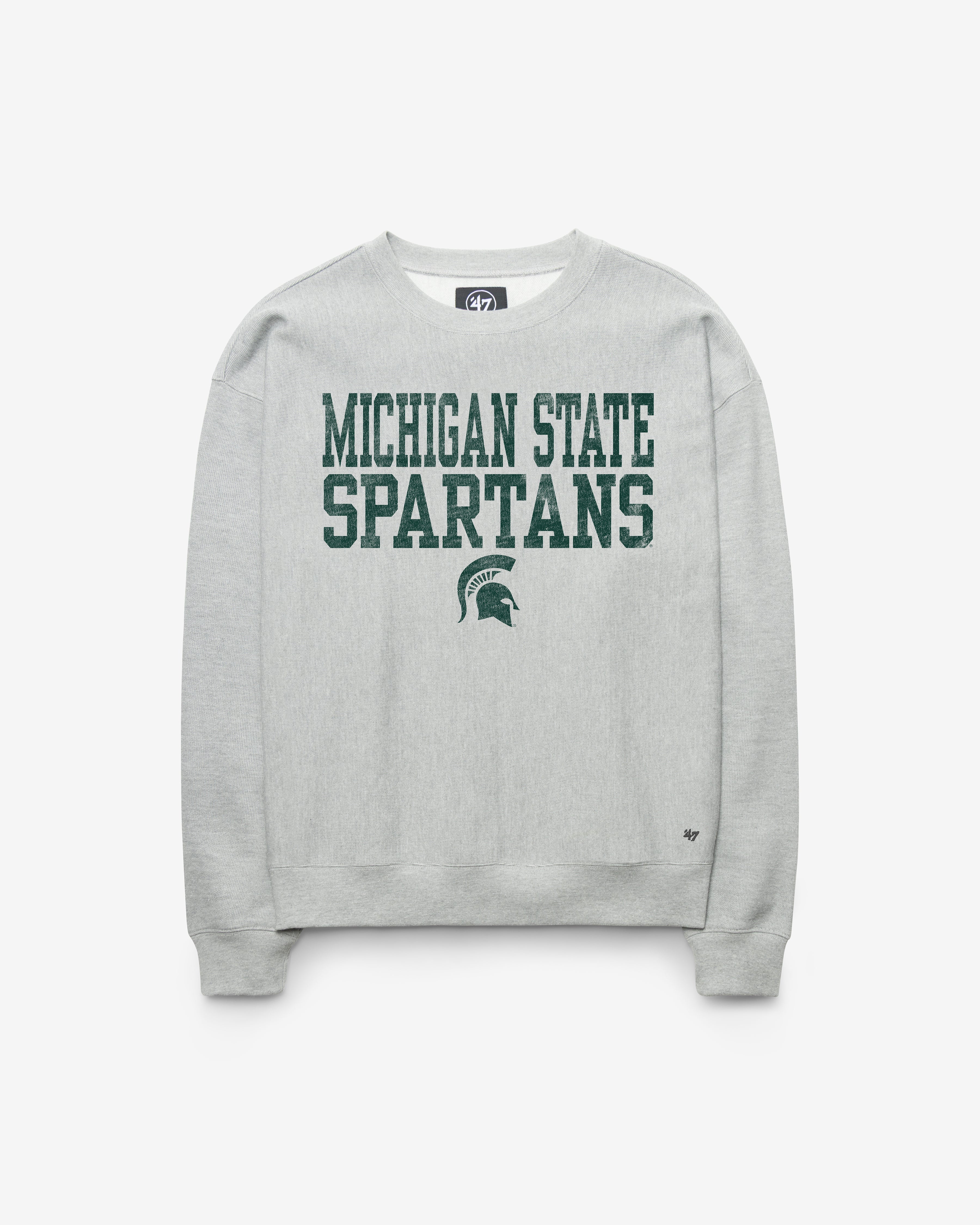47-foundation-michigan-state-campus-stack-sweatshirt-grau-herren image 1