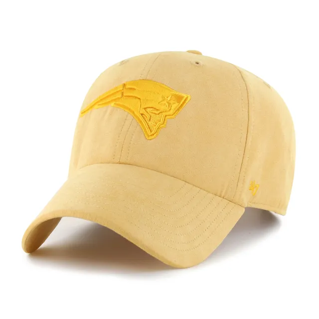 47-clean-up-new-england-patriots-ballpark-suede-cap-gold image 1