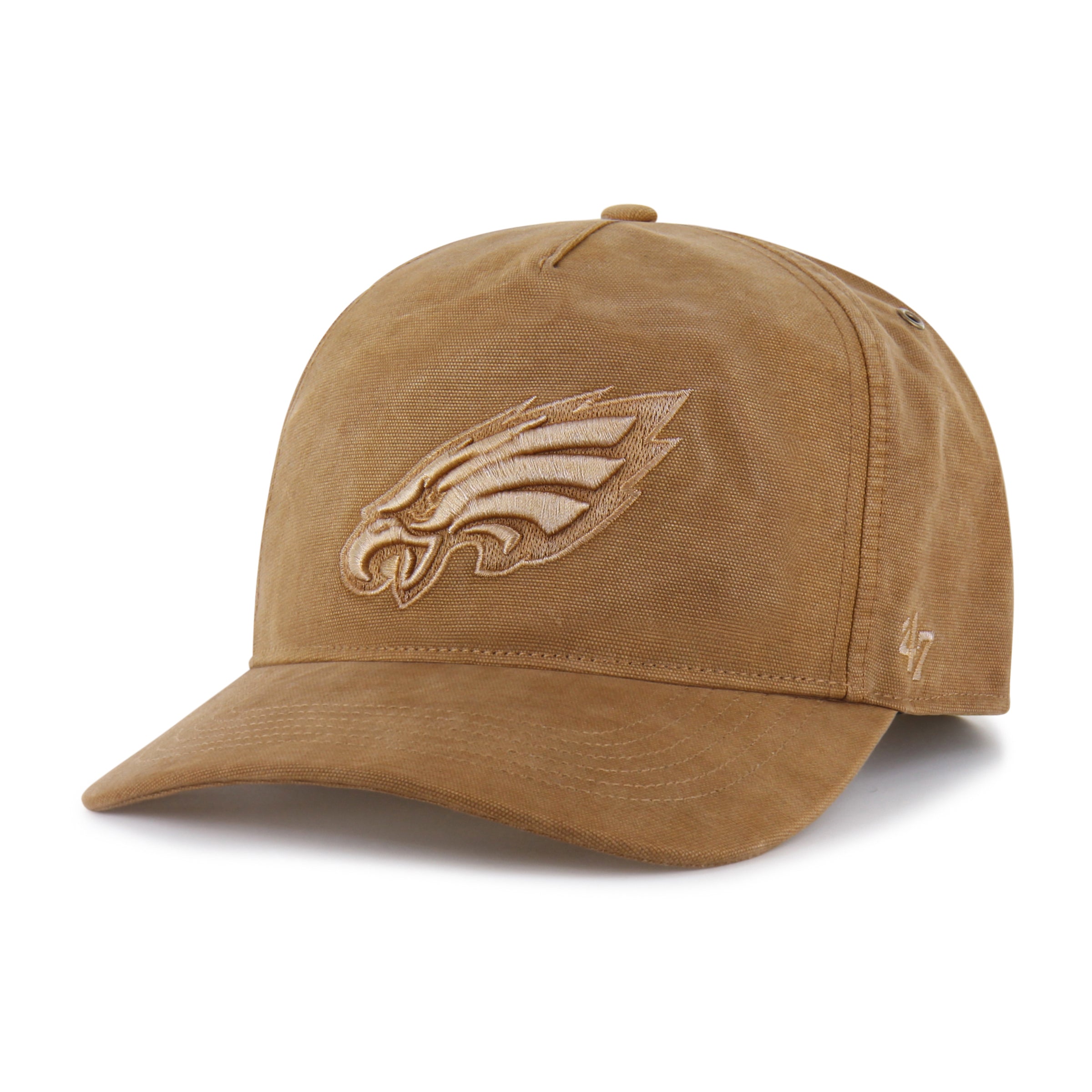 47-philadelphia-eagles-carhartt-dyed-hitch-rf-relaxed-fit-cap-braun-osf image 4