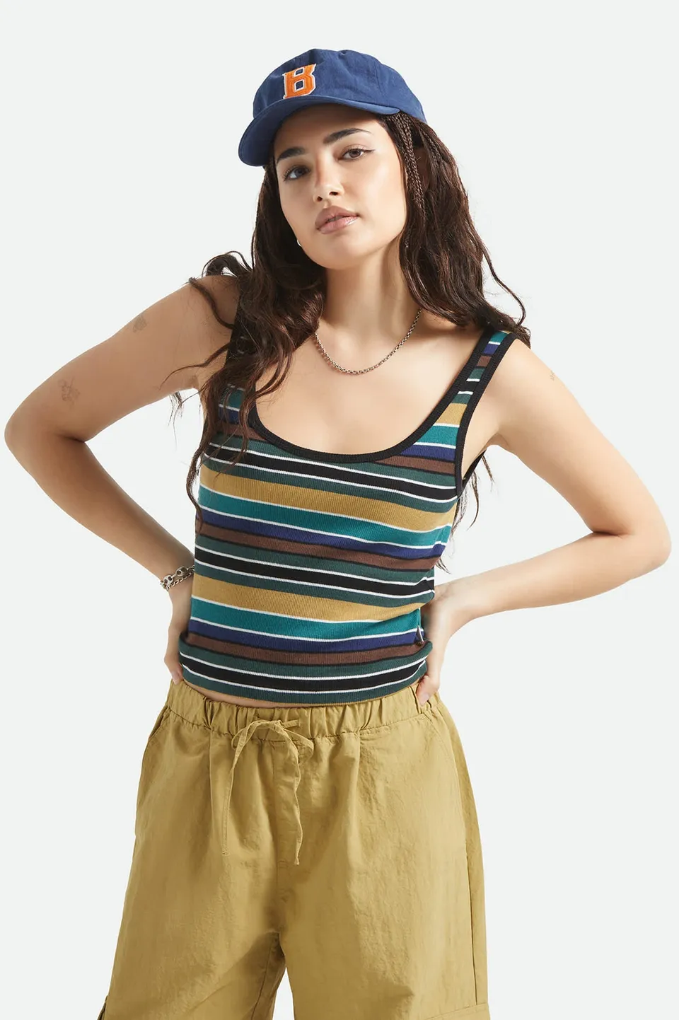 brixton-ringer-organic-a-tank-multi-retro-stripe-bio image 1