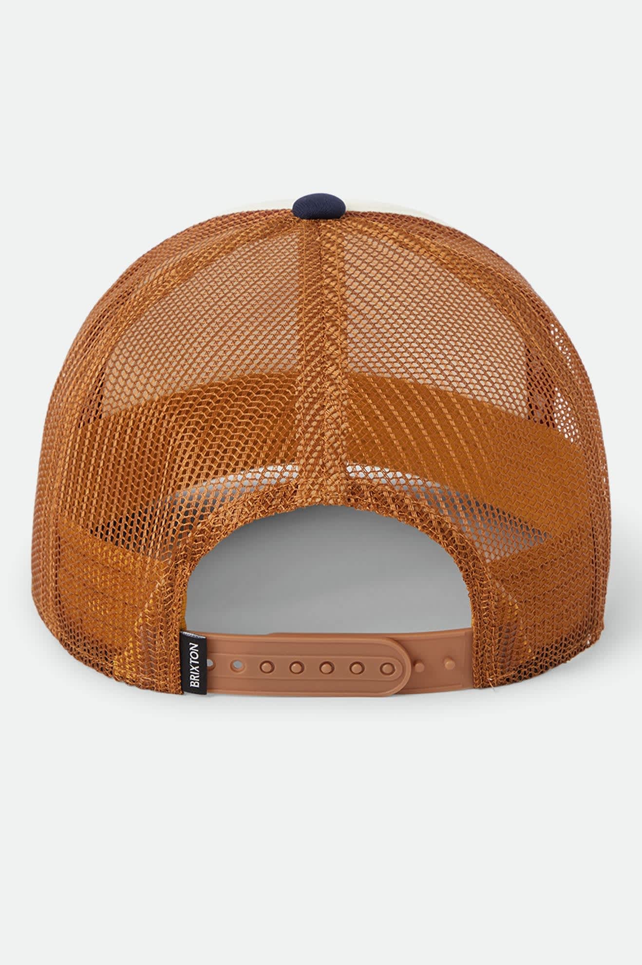 brixton-mid-century-ranch-trucker-cap-off-white-navy image 3