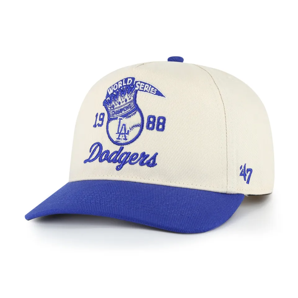 47-hitch-los-angeles-dodgers-crown-ball-cap-natural-snapback image 1