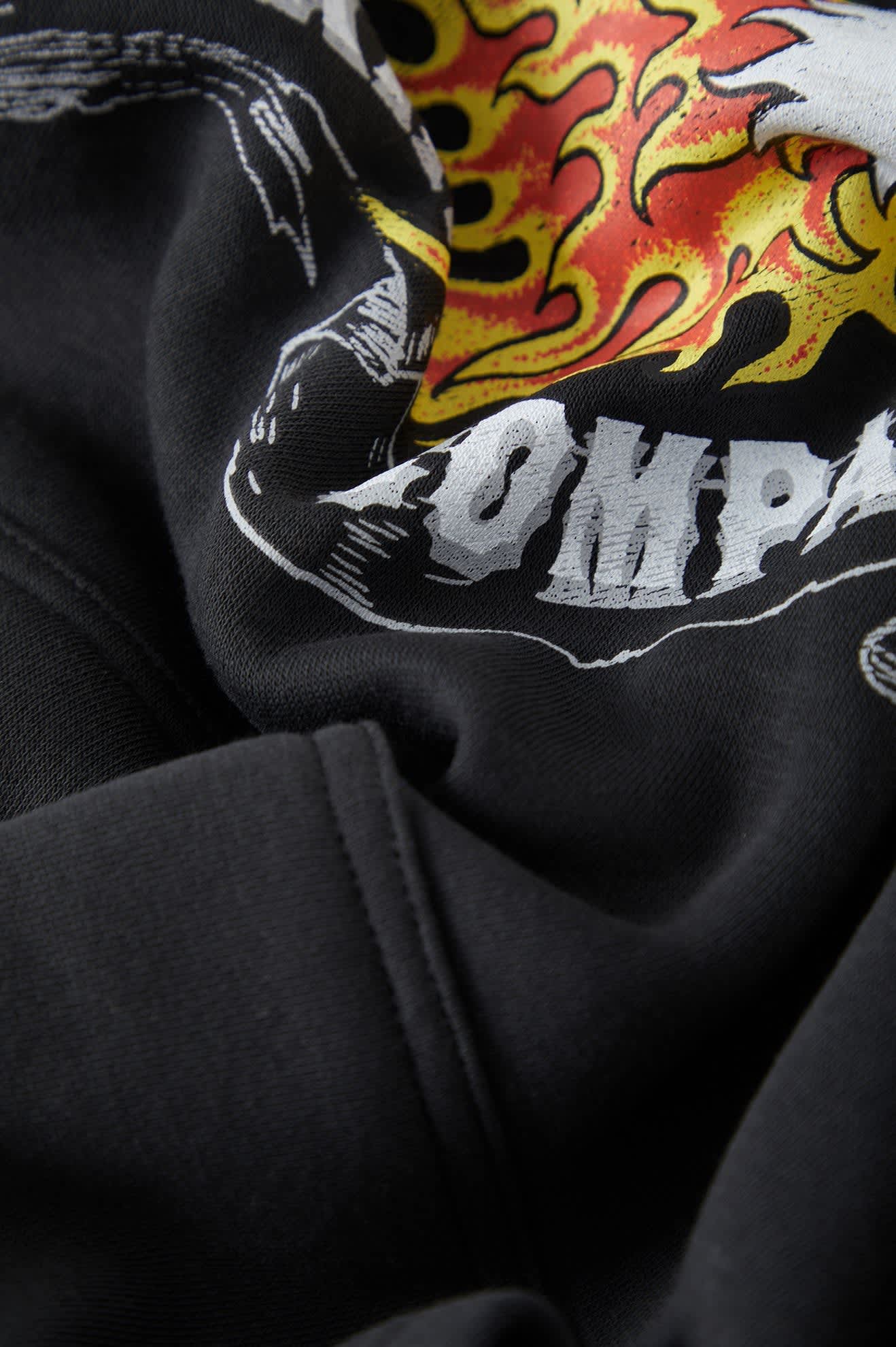 brixton-blazing-hood-hoodie-schwarz image 4