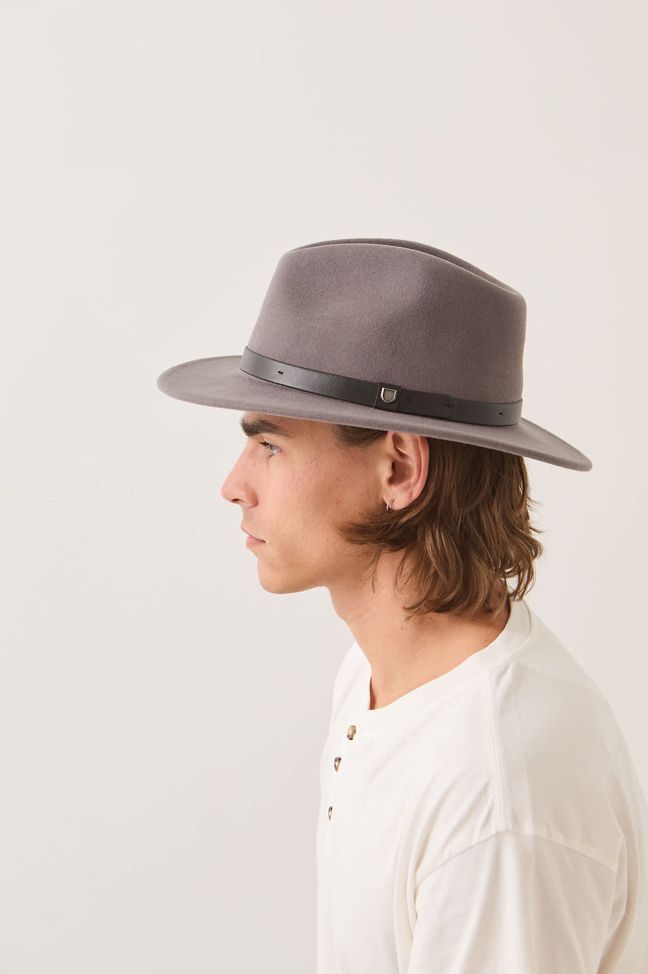 brixton-messer-fedora-grau-wollfilz-hut image 3