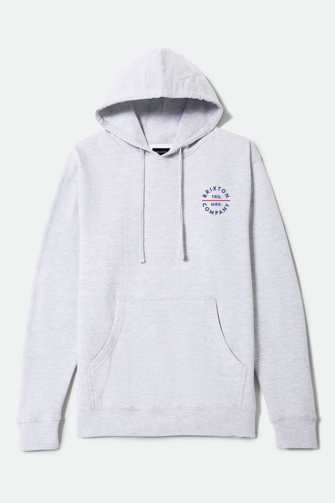 brixton-pledge-hoodie-heather-grey-kapuzenpulli-print image 2