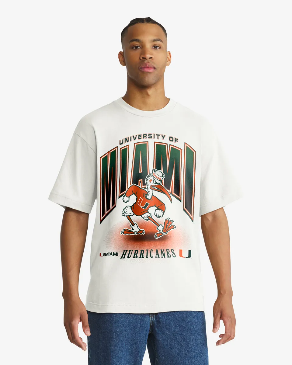 47-foundation-tee-miami-hurricanes-shirt-sandstone-team-flex image 1
