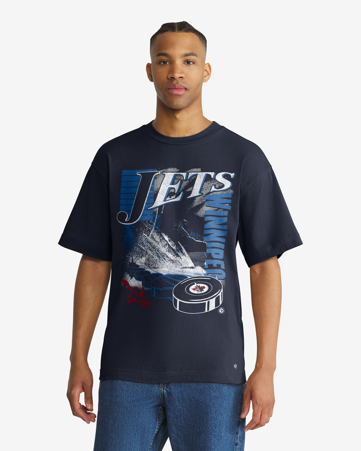 47-foundation-winnipeg-jets-fresh-ice-t-shirt-navy image 1