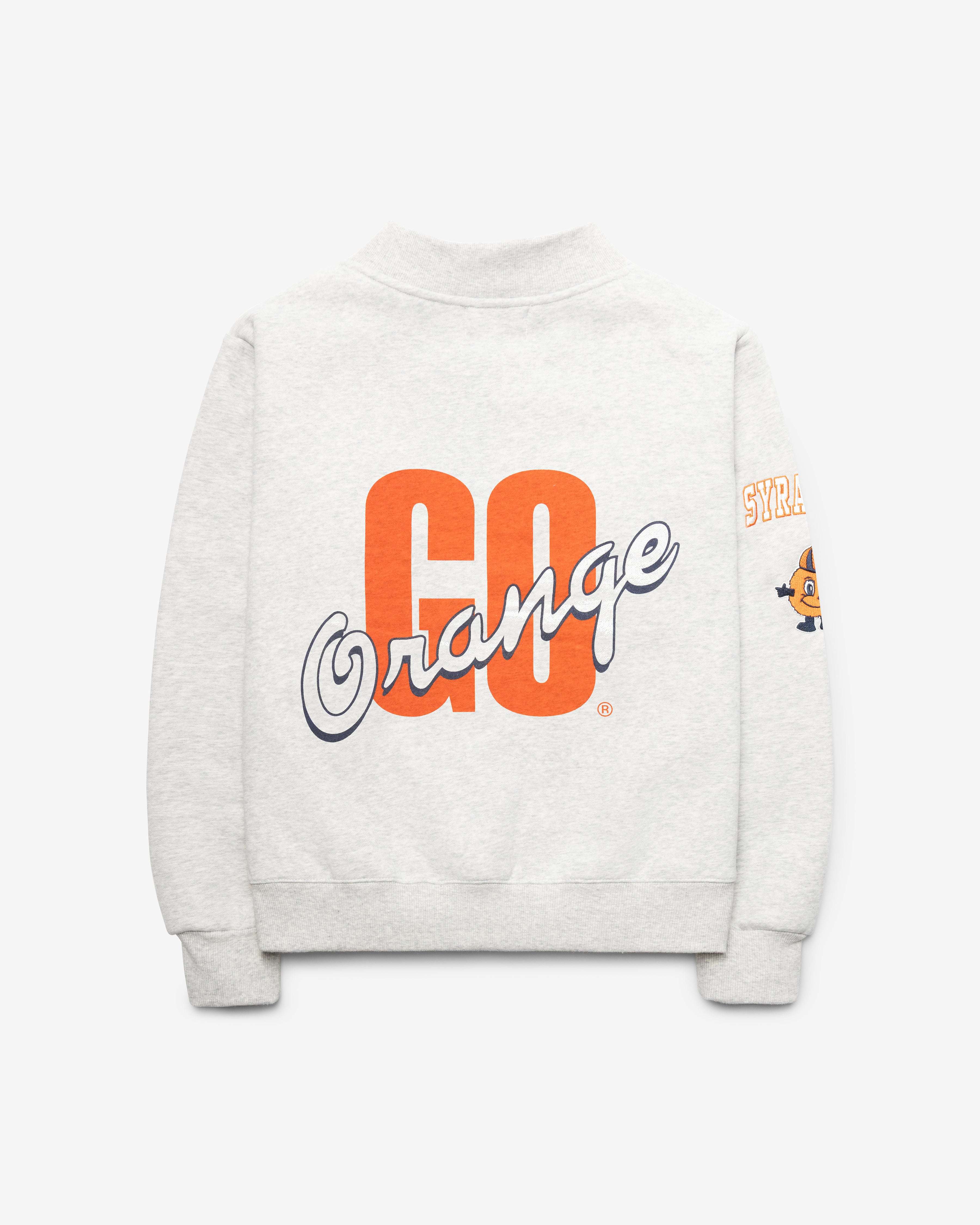 47-brand-parke-syracuse-orange-mockneck-pullover-relay-grey image 3