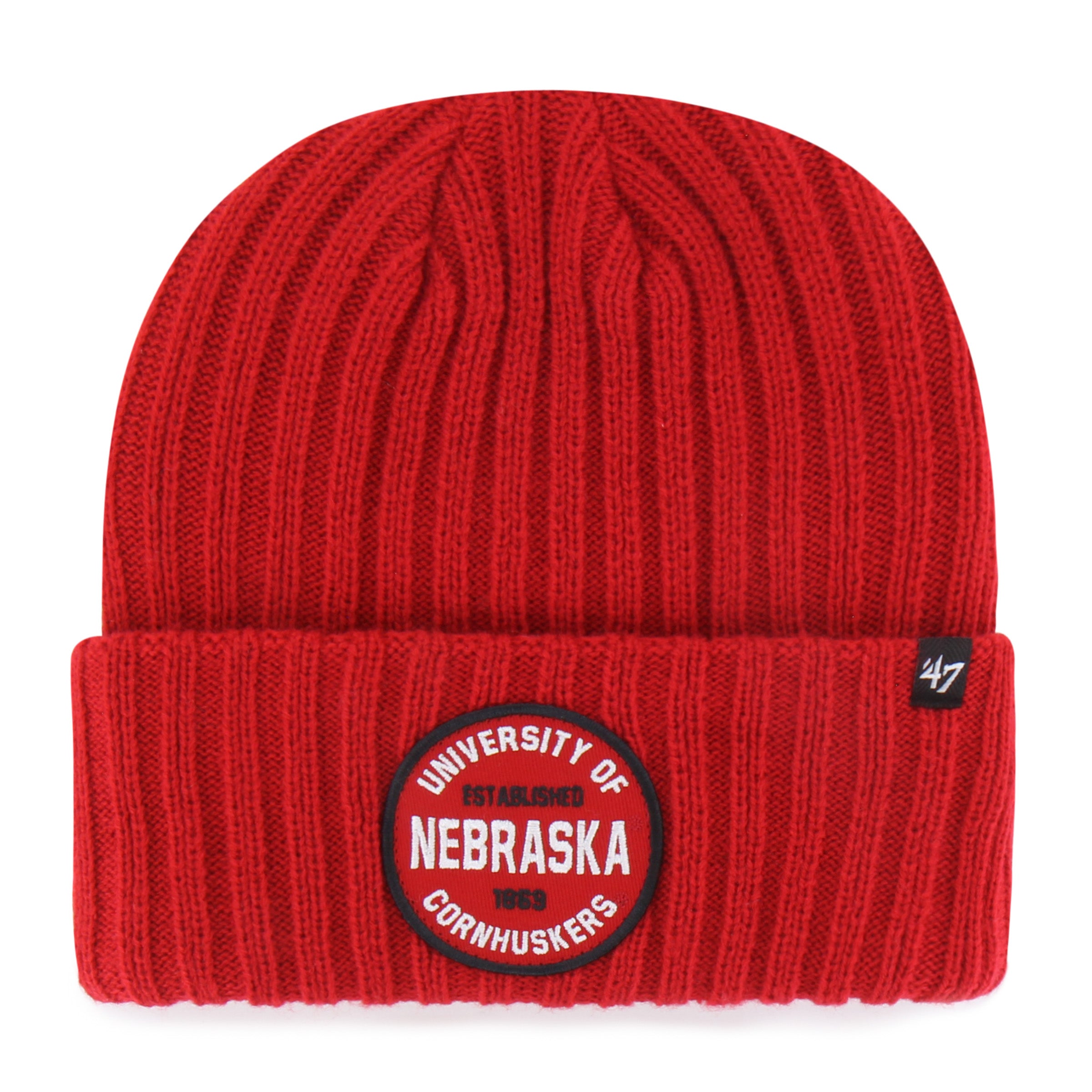 47-knits-nebraska-cornhuskers-snowdrift-cuff-beanie-rot image 1