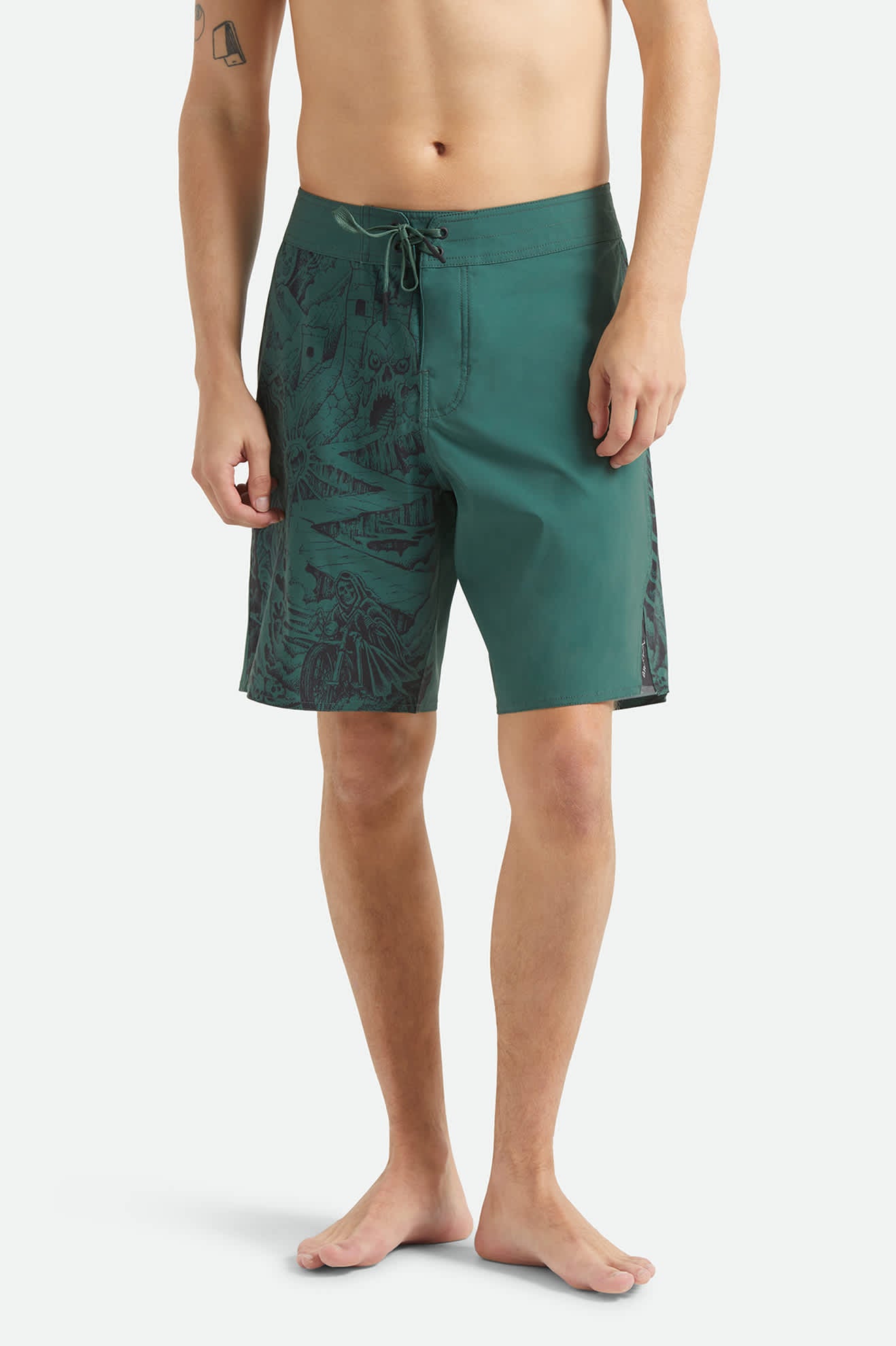 brixton-blitz-boardshort-19-primary-green-schnell-trocknend image 2