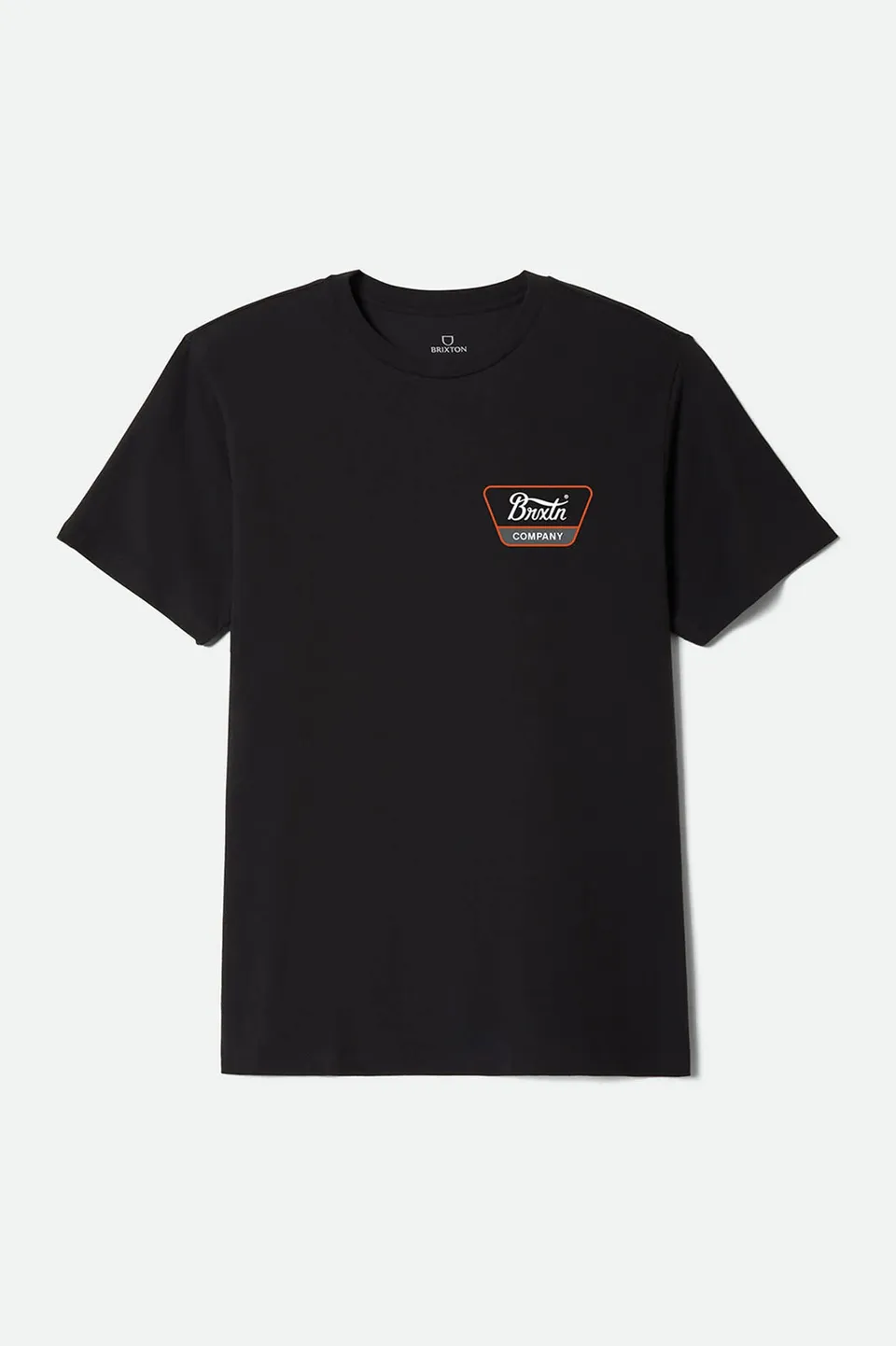 brixton-linwood-t-shirt-black-white-orange image 1