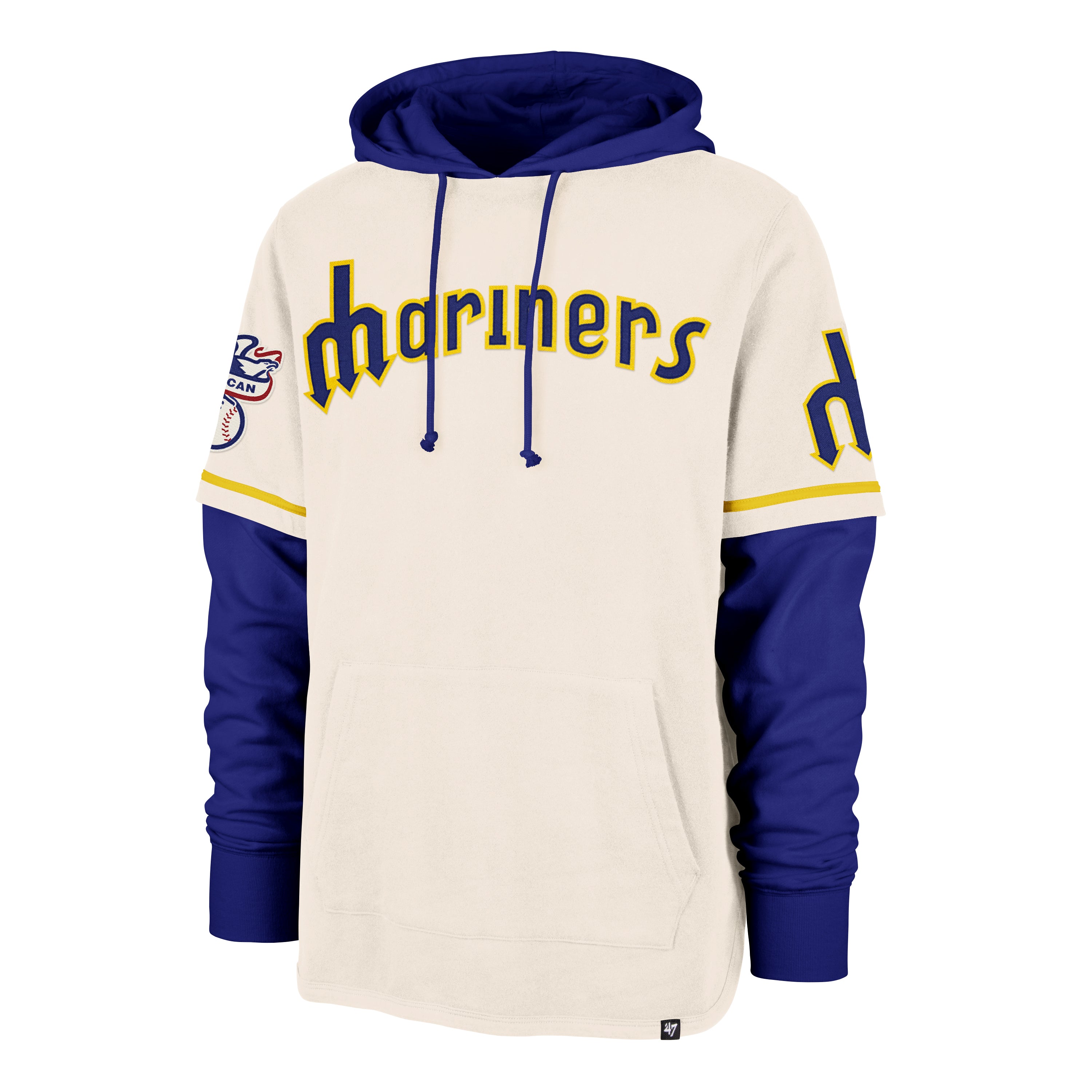 47-brand-shortstop-seattle-mariners-pullover-cream-trifecta image 1