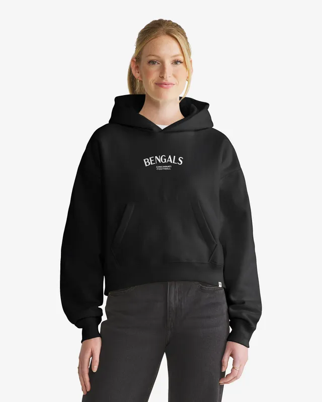 47-hadrian-cincinnati-bengals-hoodie-damen-schwarz-cropped image 1