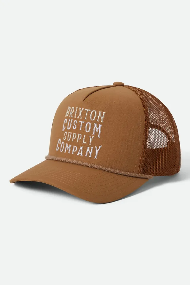 brixton-wheaton-netplus-trucker-cap-copper-poly-baumwolle-netz image 1