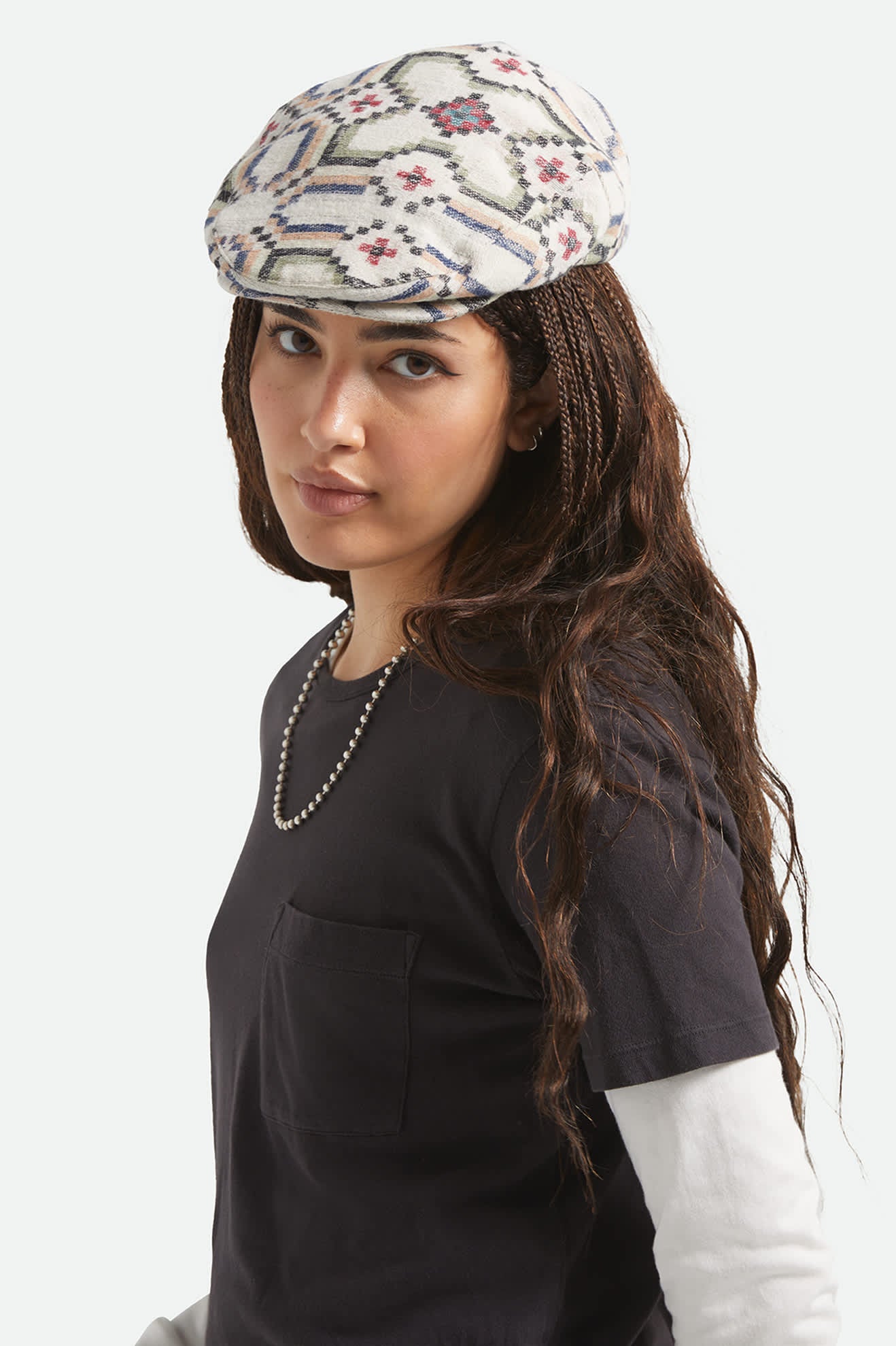 brixton-hooligan-flat-cap-schieberm-tze-digi-tile-flannel image 5