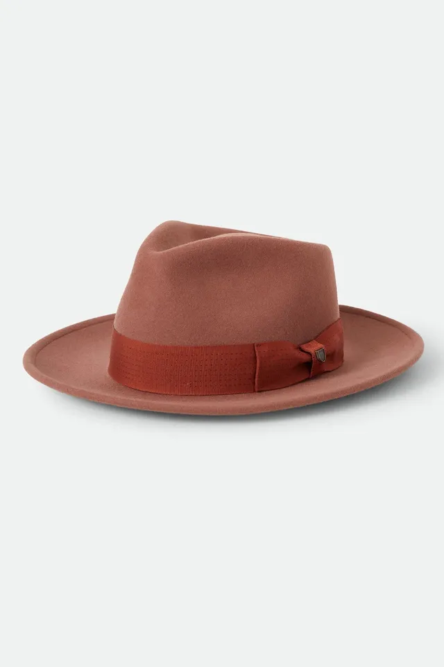 brixton-eames-fedora-wollfilz-hut-teak-caramel image 1