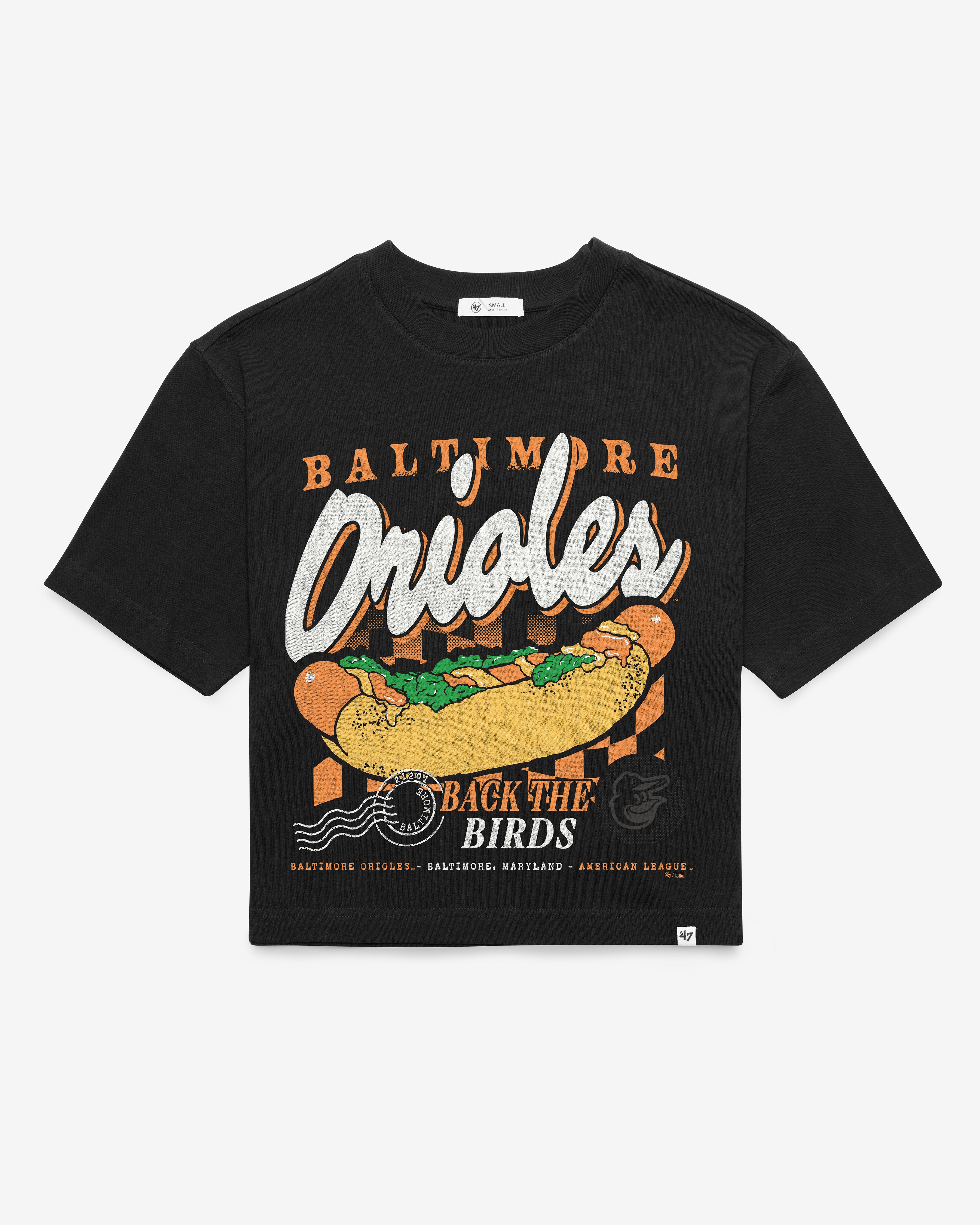 47-brand-orioles-bite-zone-reed-city-t-shirt-damen-schwarz image 1