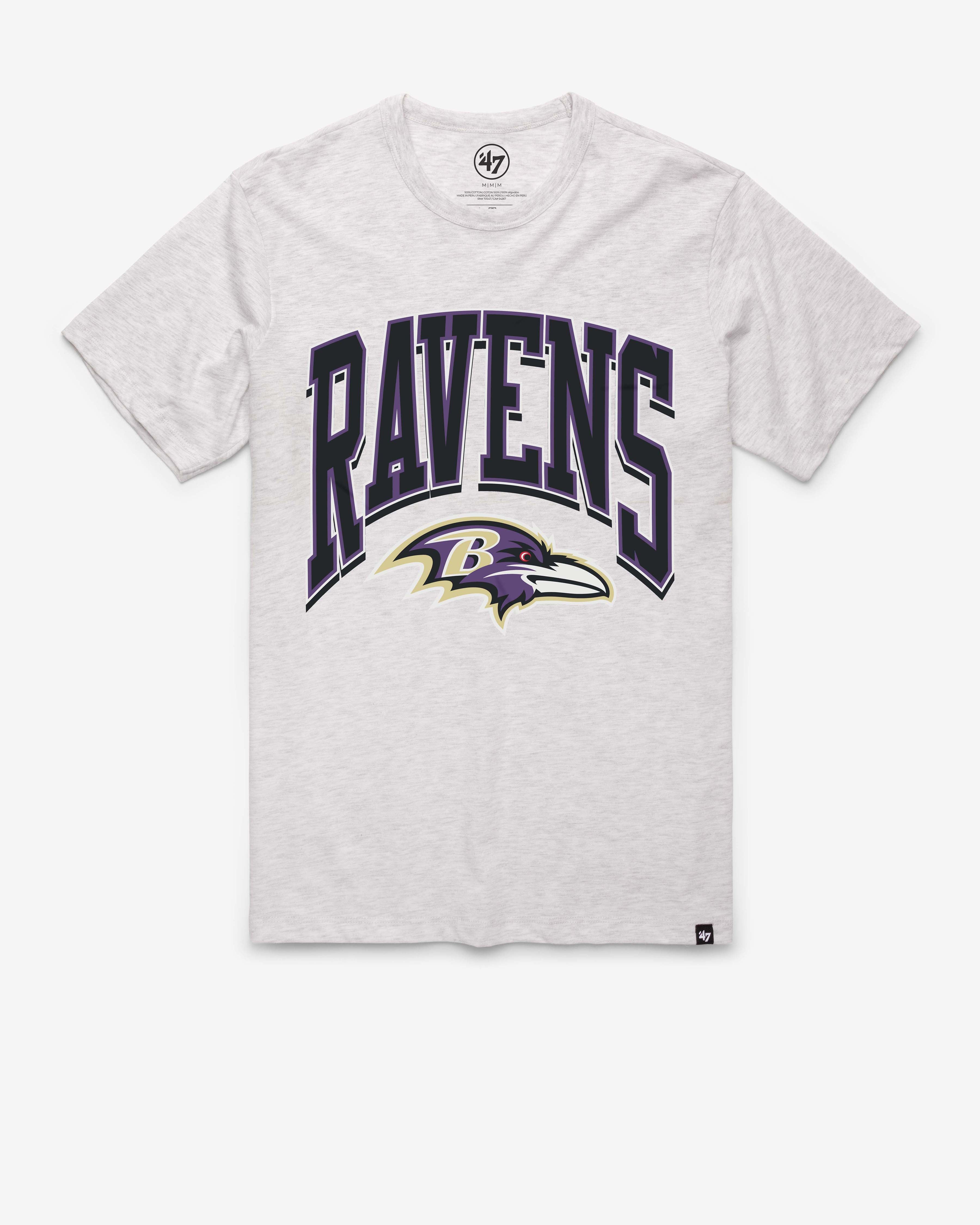 47-franklin-tee-baltimore-ravens-t-shirt-relay-grey-herren image 1