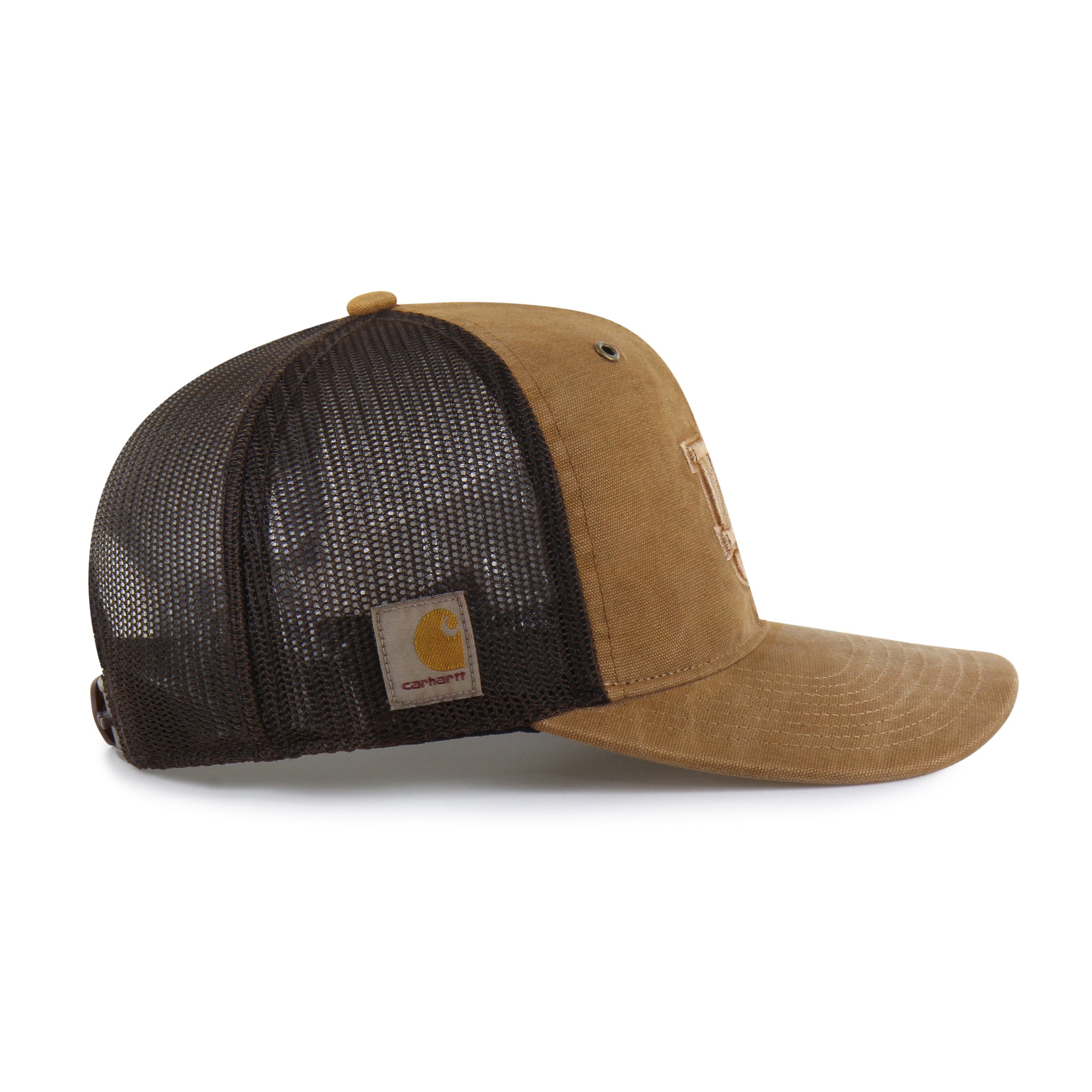47-brand-auburn-tigers-carhartt-trucker-cap-brown-relaxed image 2