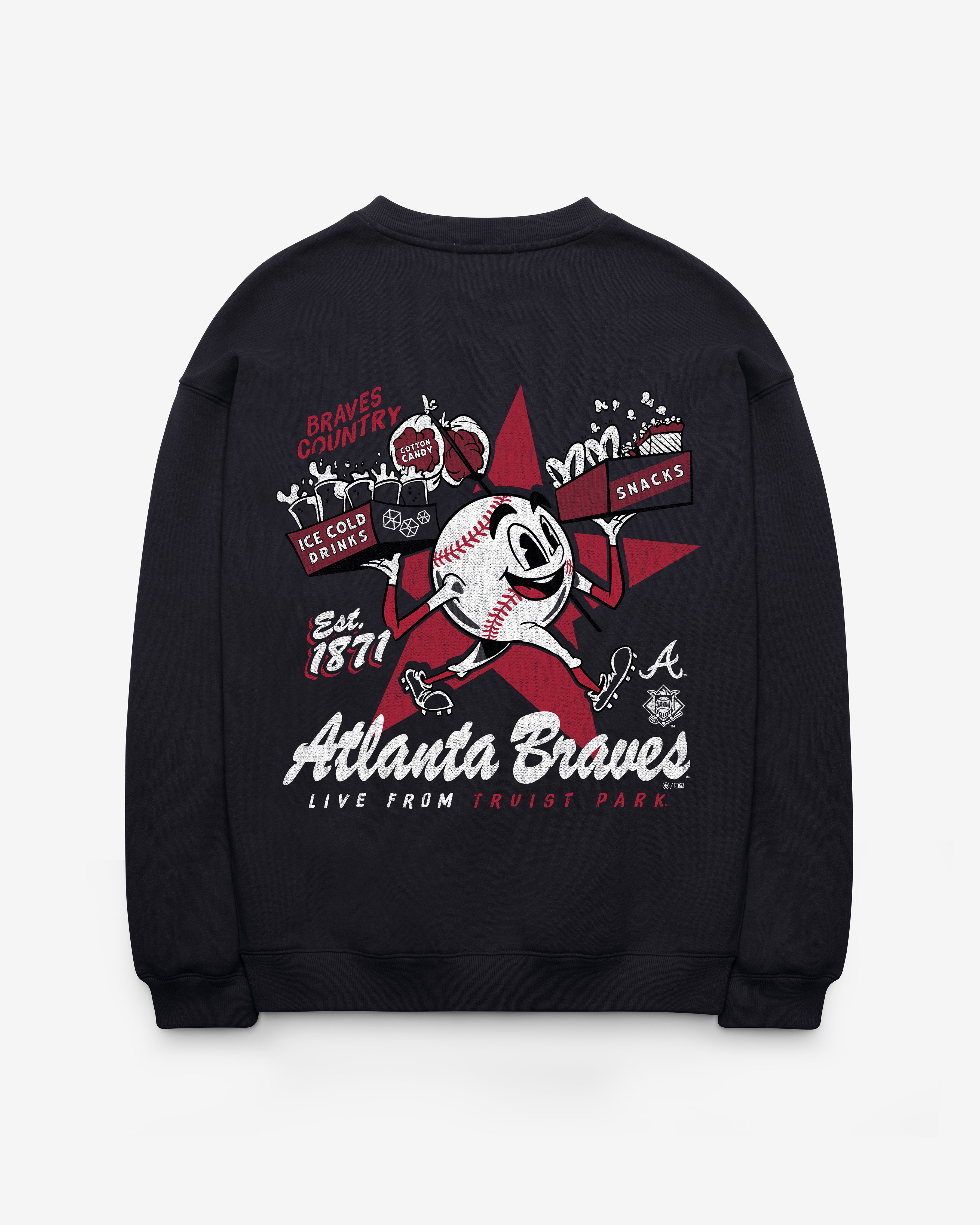 47-oversized-crew-fan-fuel-sweatshirt-braves-navy-damen image 3