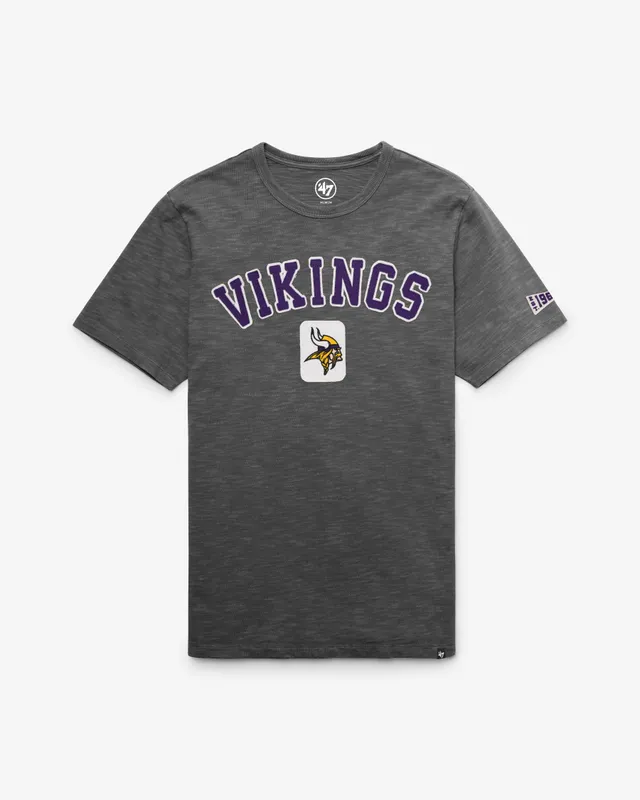 47-brand-seymoore-vikings-heavy-slub-t-shirt-coal-herren image 1