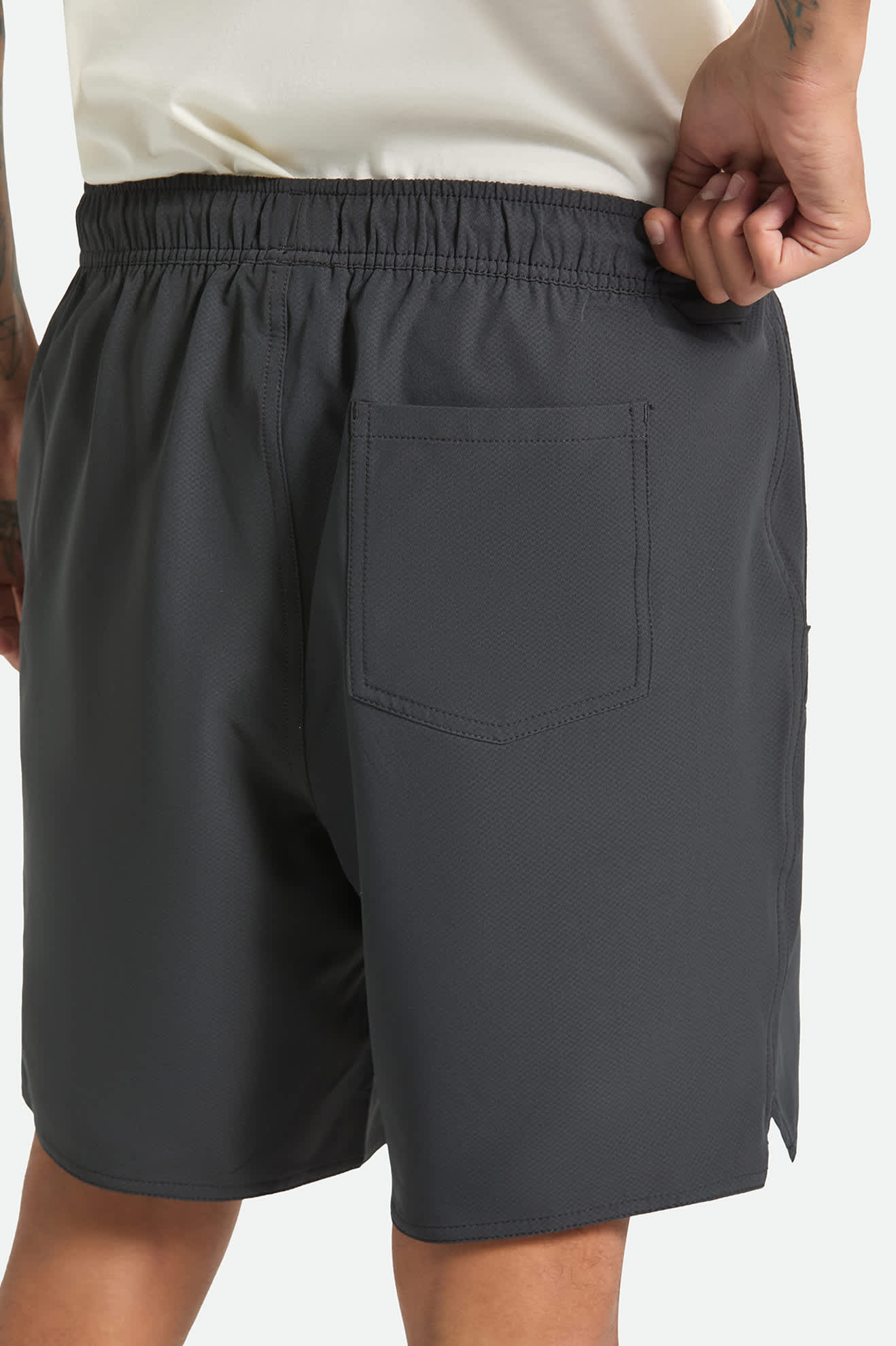 brixton-journey-active-short-schwarz-stretch image 6