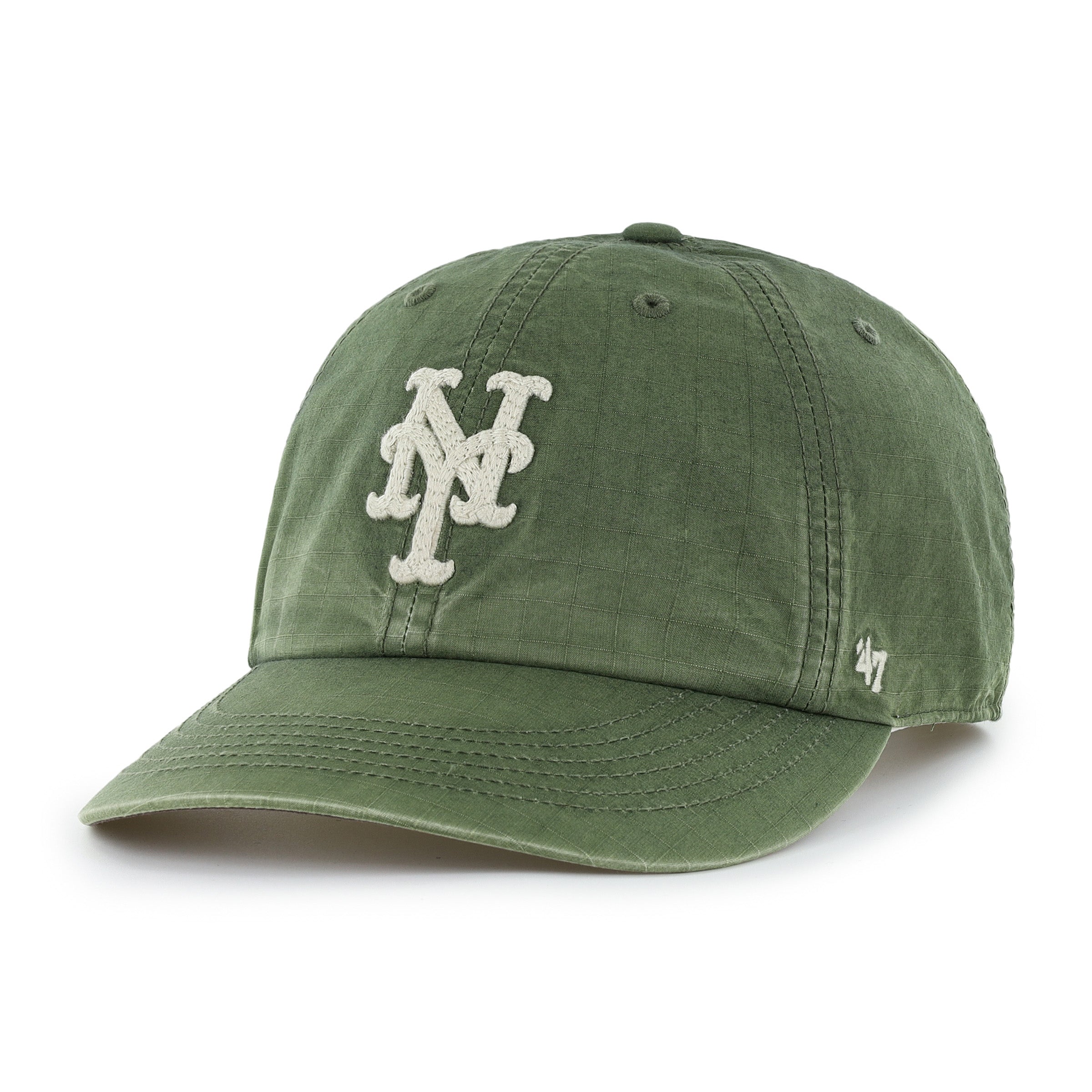 47-clean-up-mets-round-visor-sandalwood image 1