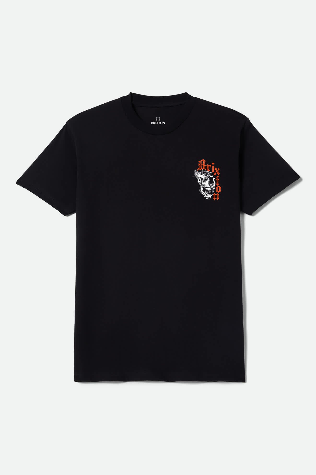 brixton-marquis-t-shirt-schwarz-tattoo-print image 2