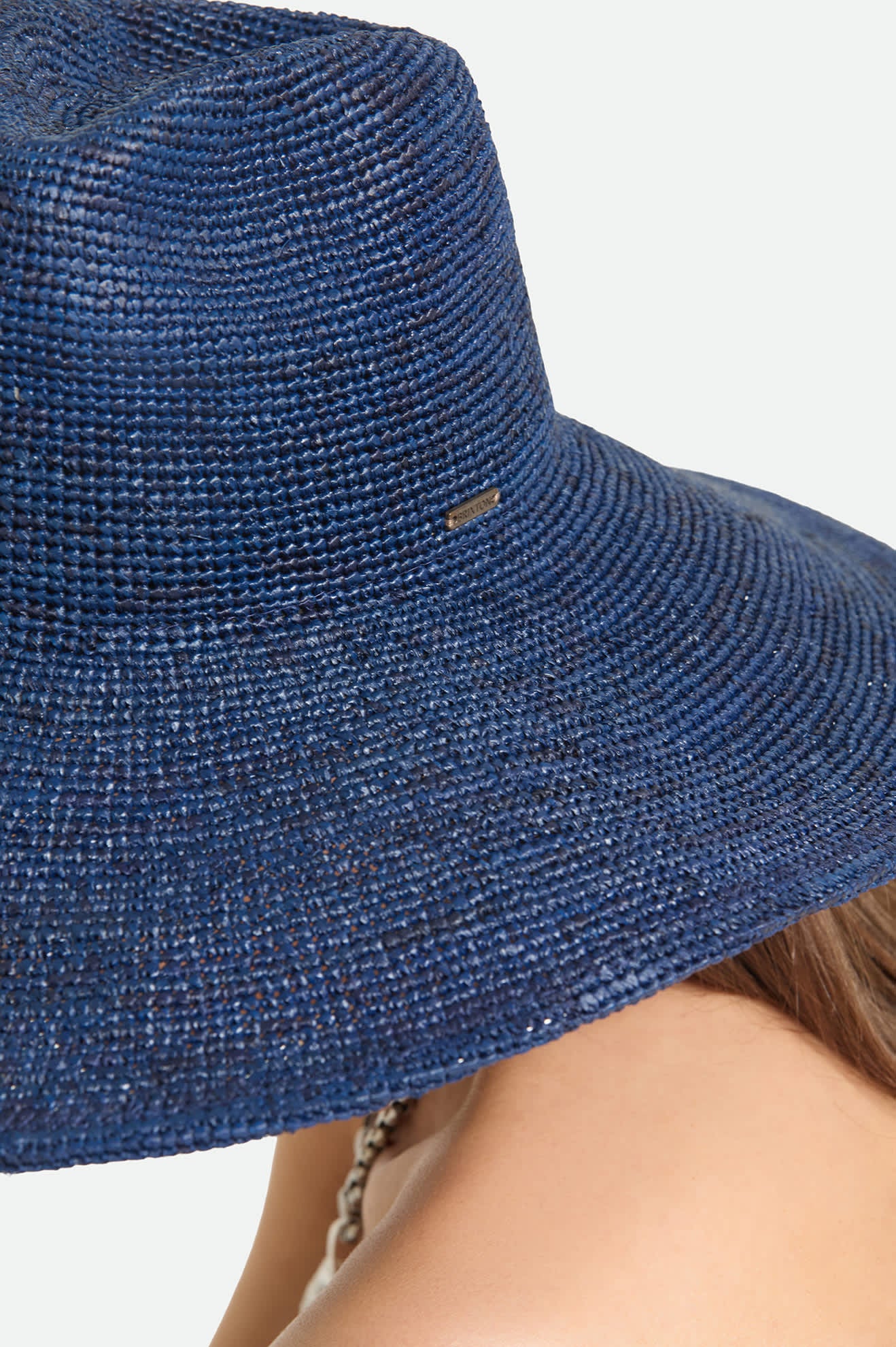 brixton-helena-strohhut-midnight-blue-raffia-sonnenhut image 5