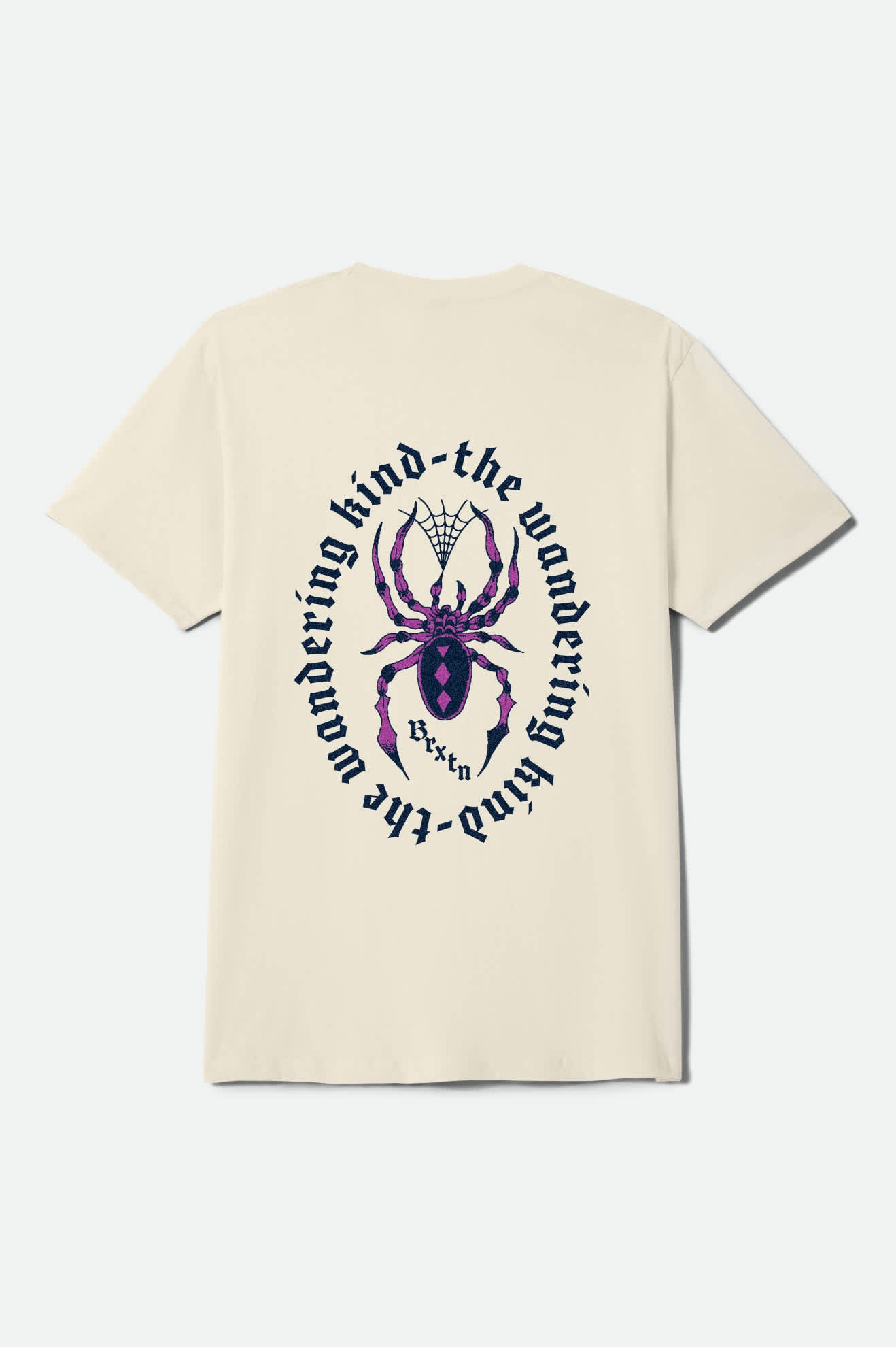 brixton-beasley-t-shirt-cream-spinne-baumwolle image 1