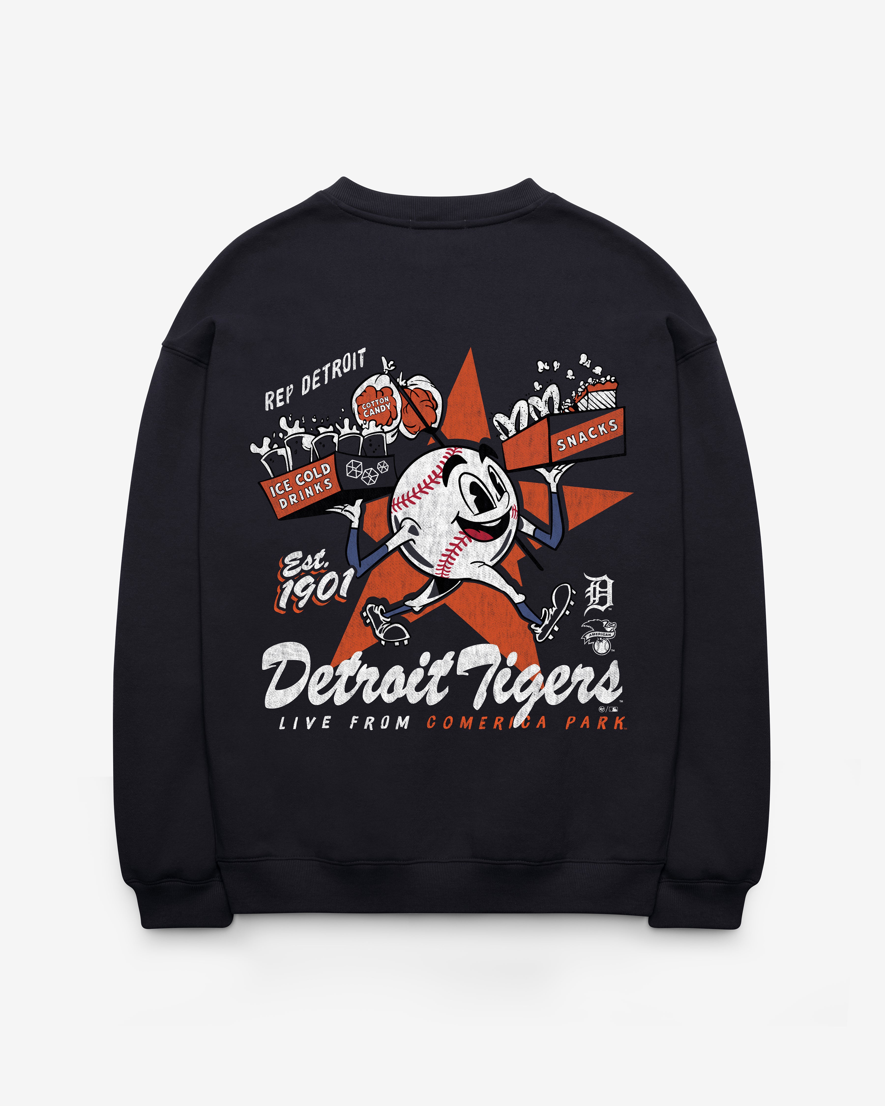 47-headline-crew-detroit-tigers-sweatshirt-damen-fall-navy image 3